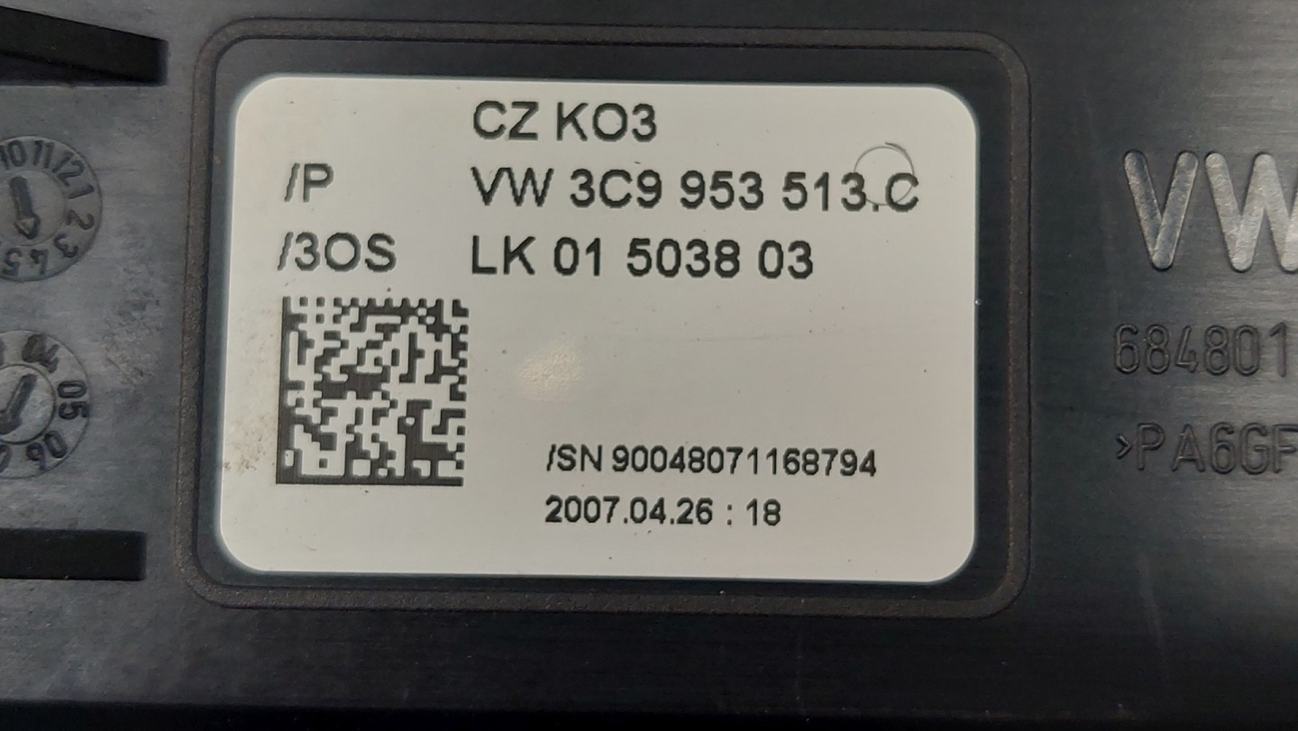 DEVIO LUCI TERGICRISTALLO TERGI PASSAT B6 1.9 TDI 3C9953507A