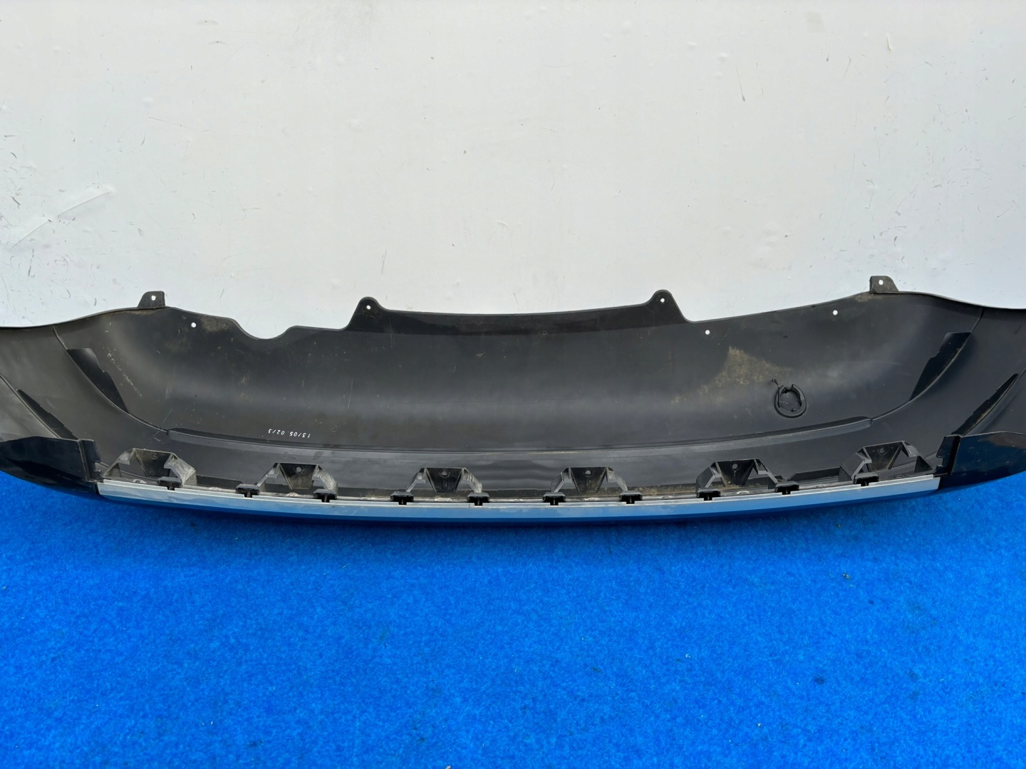 AUDI A2 8Z bumper rear part rear + CHROM 8Z0807417 TA47