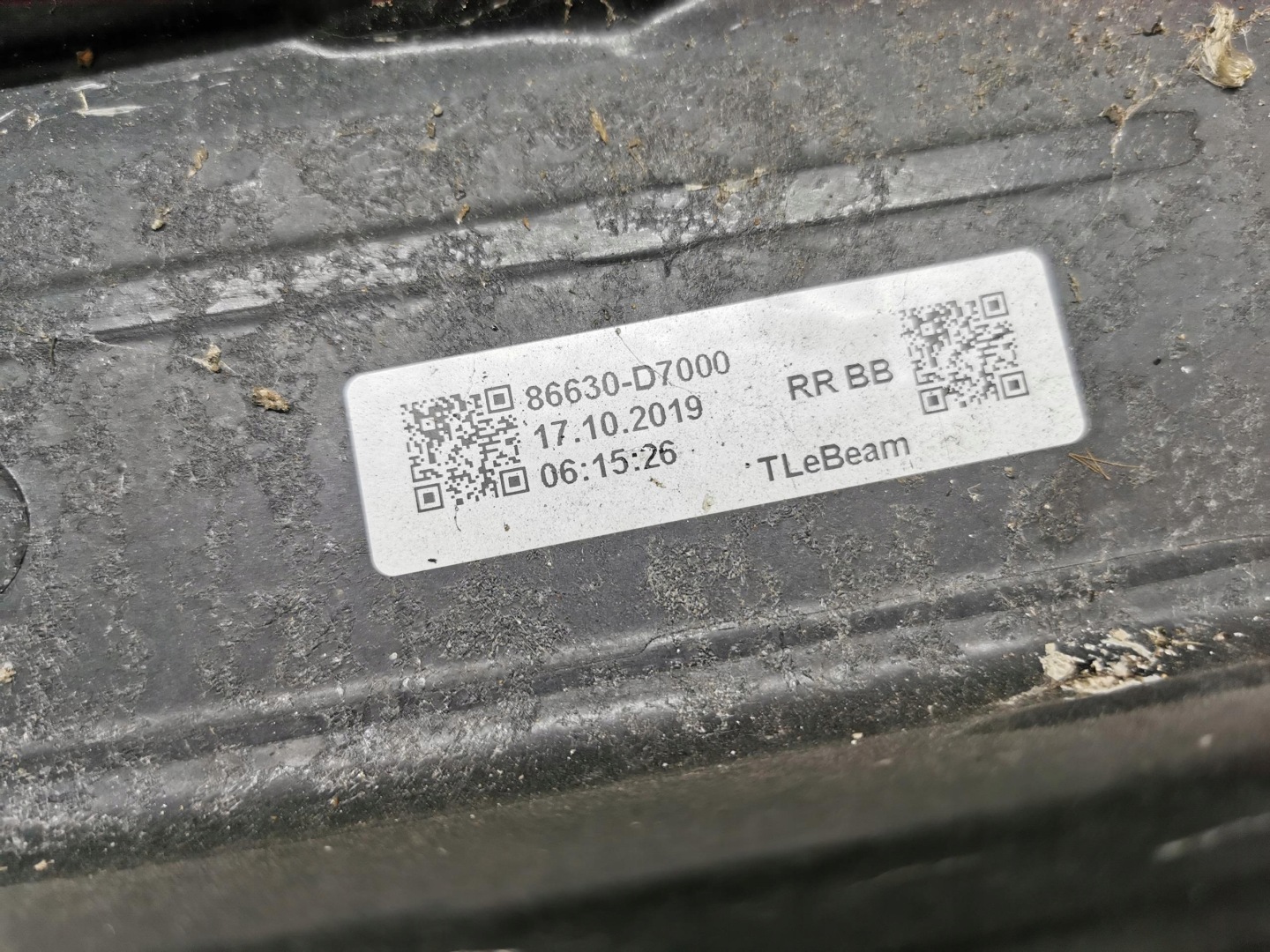 bumper support rear part HYUNDAI TUCOSN II 86630-D7000