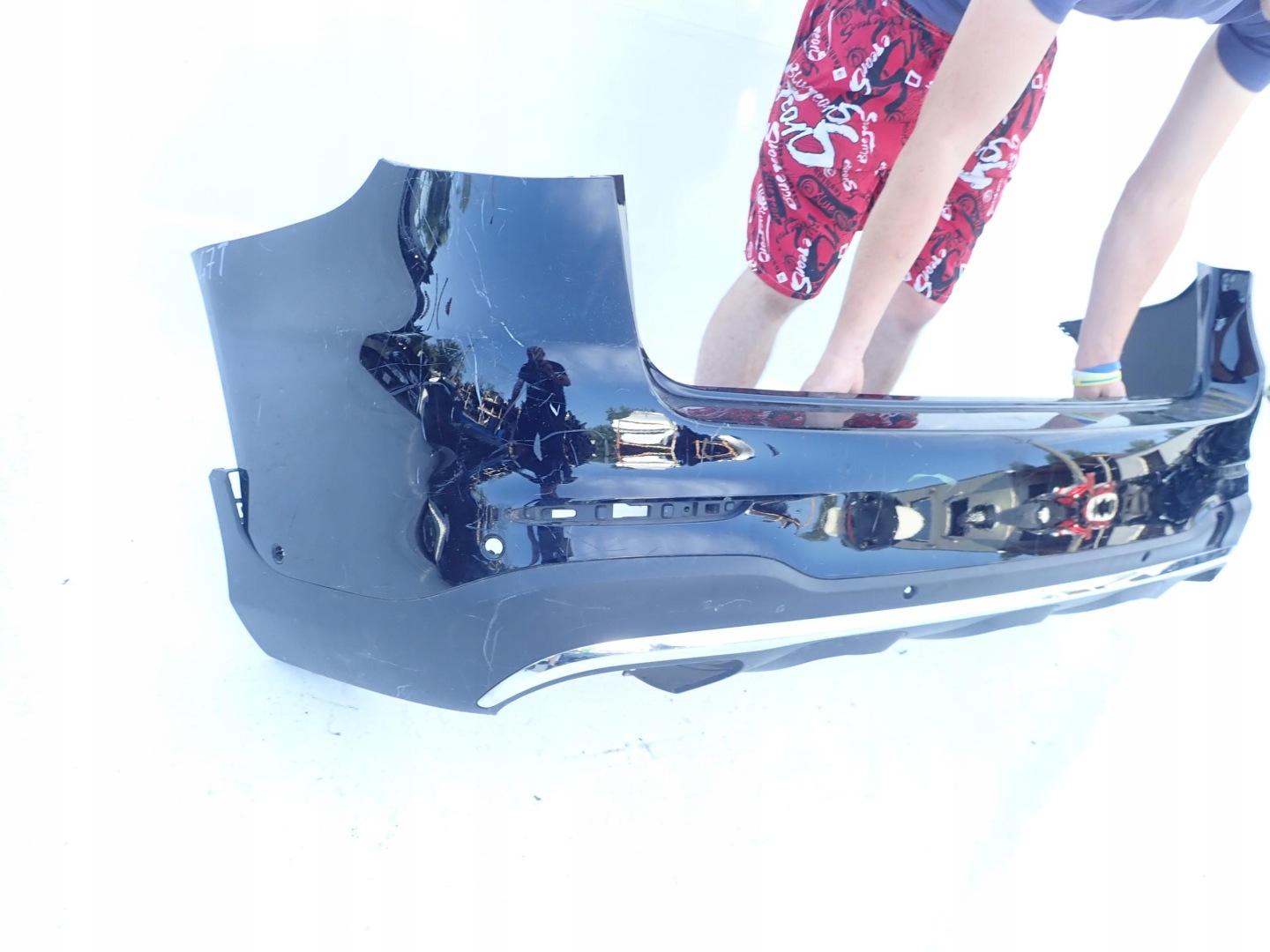 MERCEDES GLC W253 AMG 15- bumper rear part rear PDC
