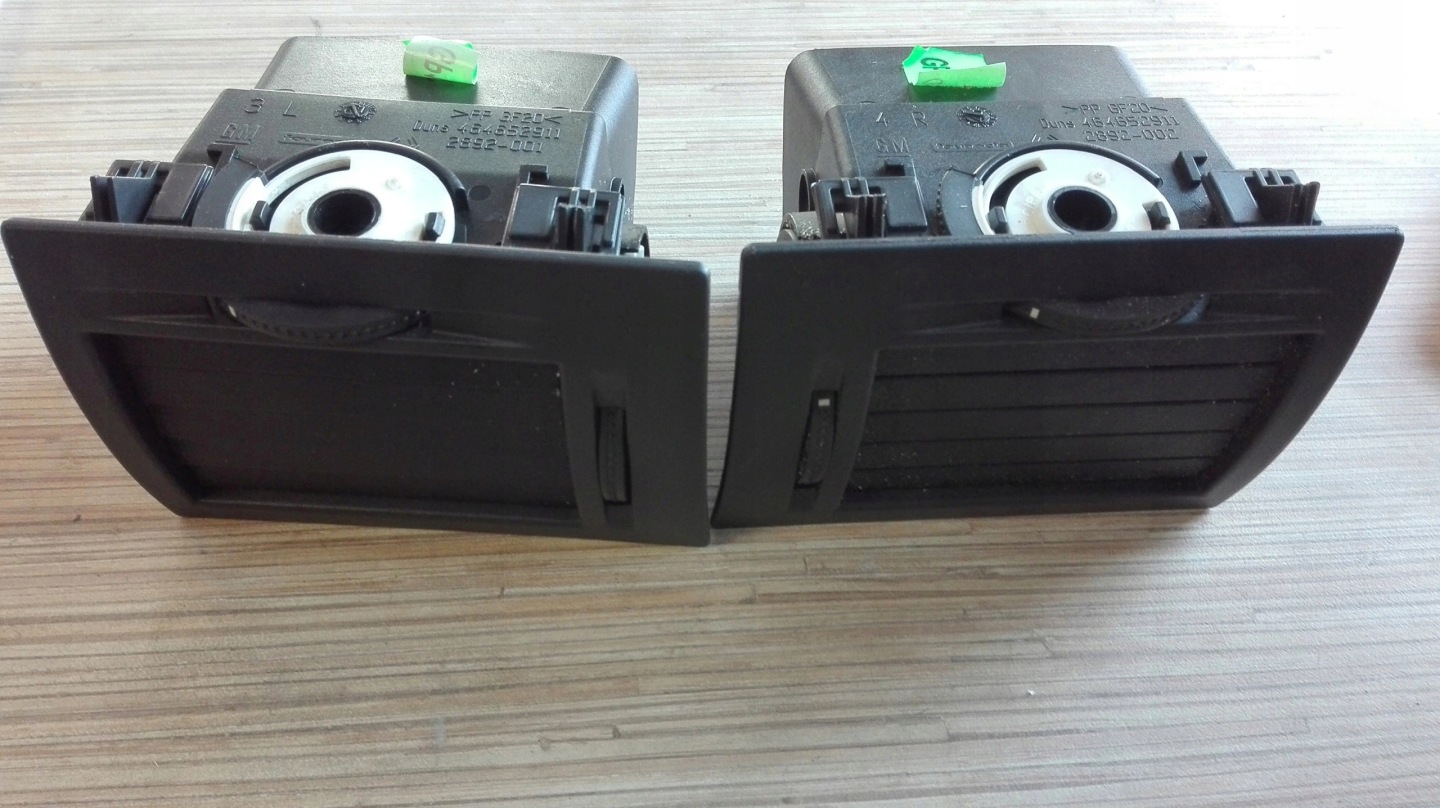 OPEL MERIVA A grid air conditioning devices 464652911 right left