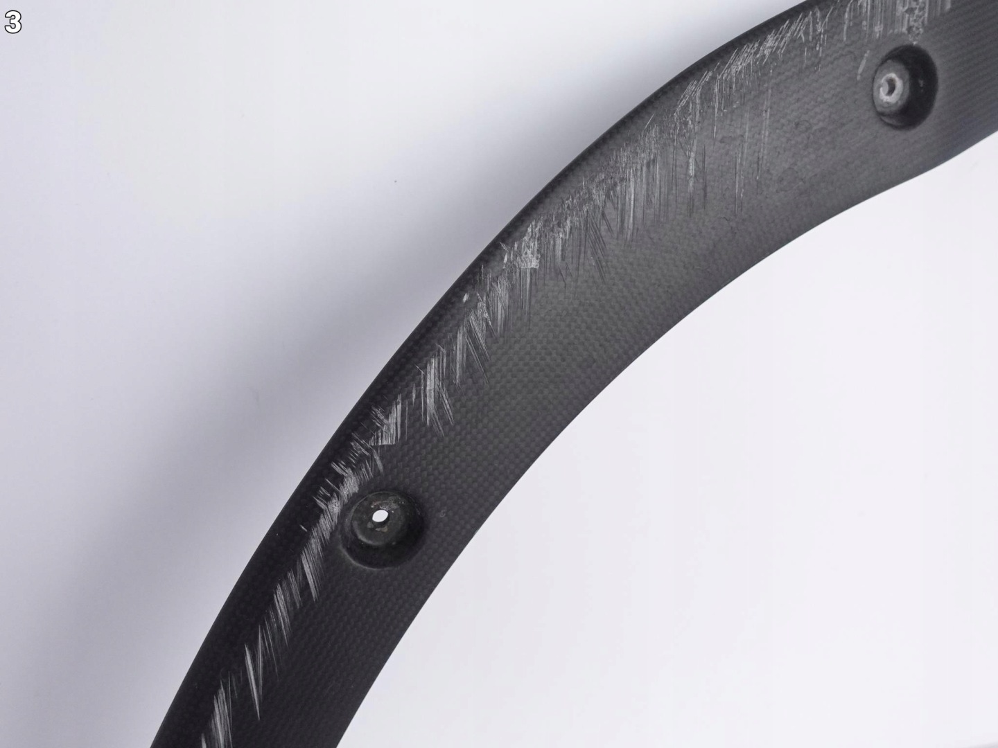FERRARI 599 GTO SPOILER moulding bumper CARBON