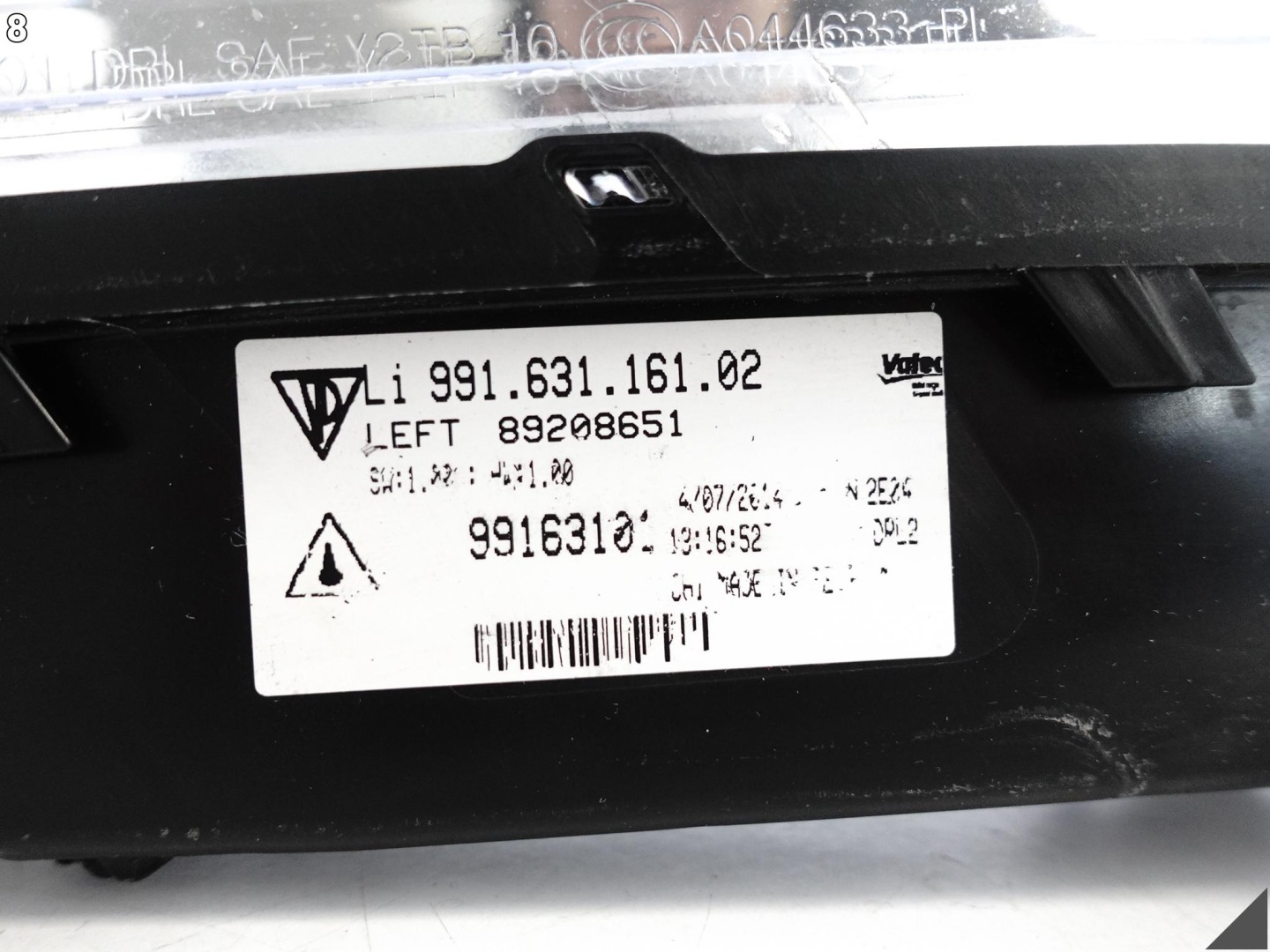 PORSCHE 911 991 TURBO 11-15 fog light LED DRL light indicator left front