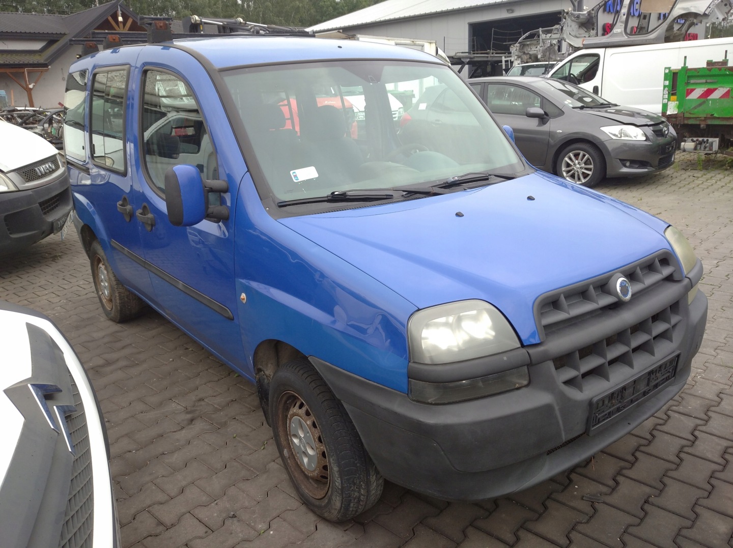 FIAT DOBLO e 1 parafango Anteriore Destra 2000-2005 451 BLU CAPRI blu