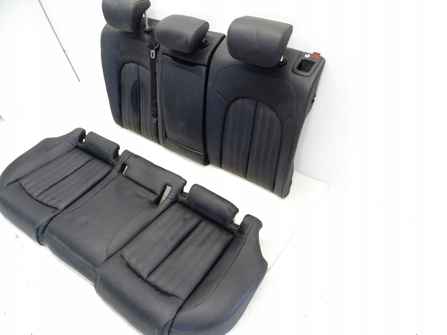 Sitz heck hinten OPARCIE Sitz AUDI A6 C7 S-LINE schwarze Leder