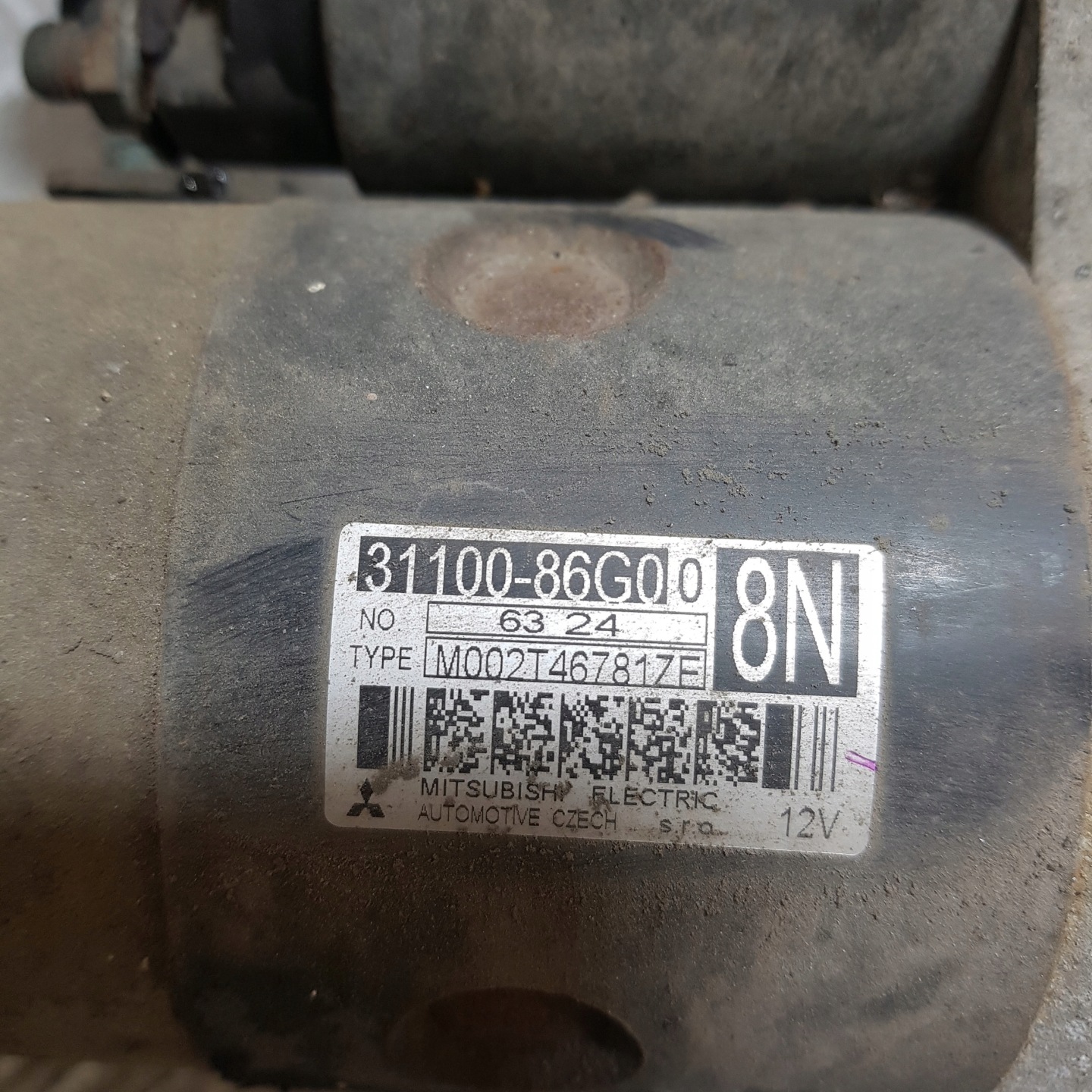 starter SUZUKI SWIFT 4 31100-86G008N 1.3 B
