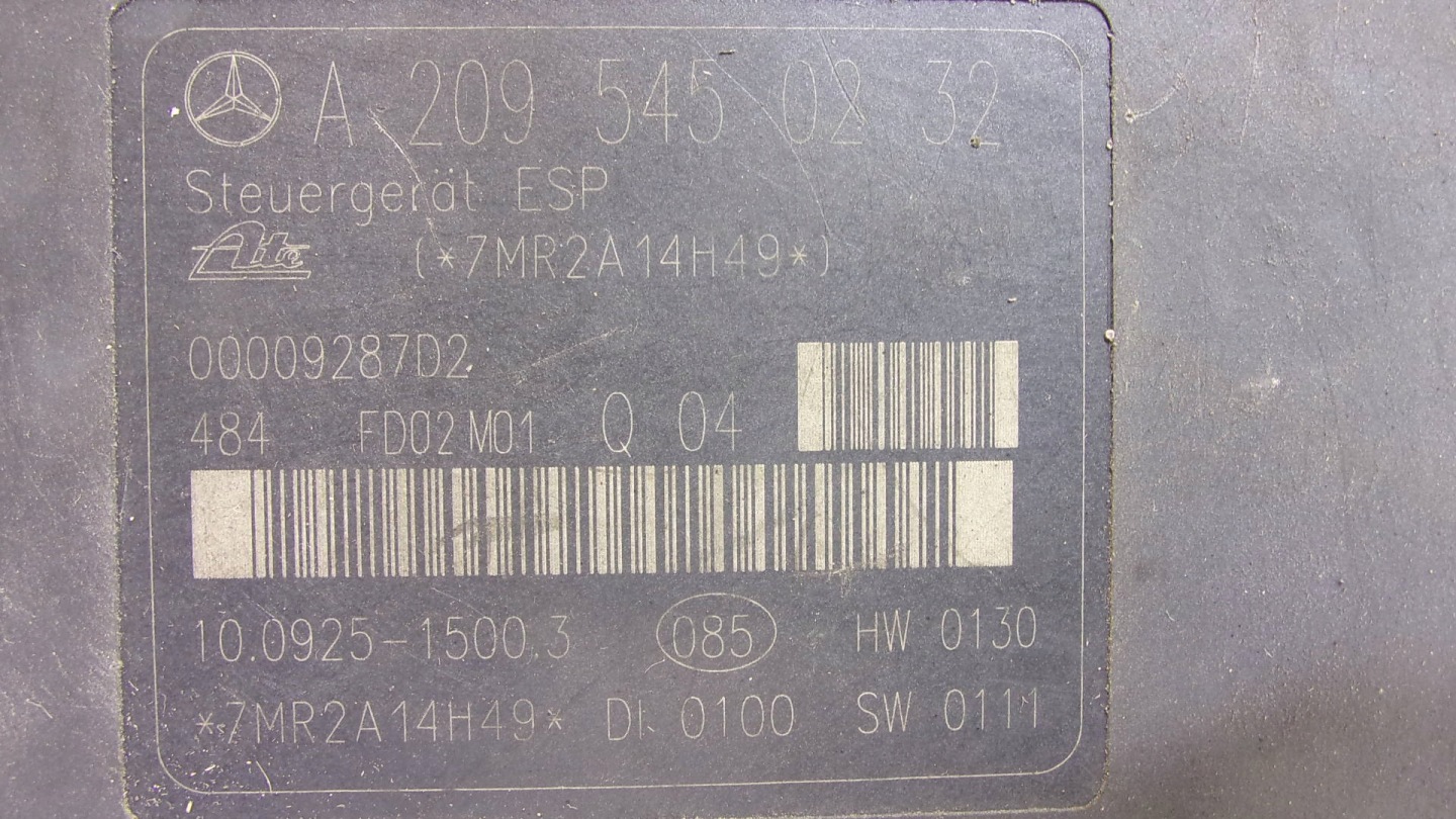 Pompa ABS MERCEDES W203 A0034319412 A2095450232