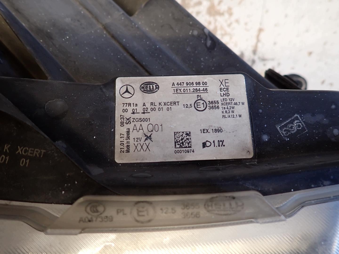 light front front right MERCEDES VITO W447 2014- FULL LED A4479069800