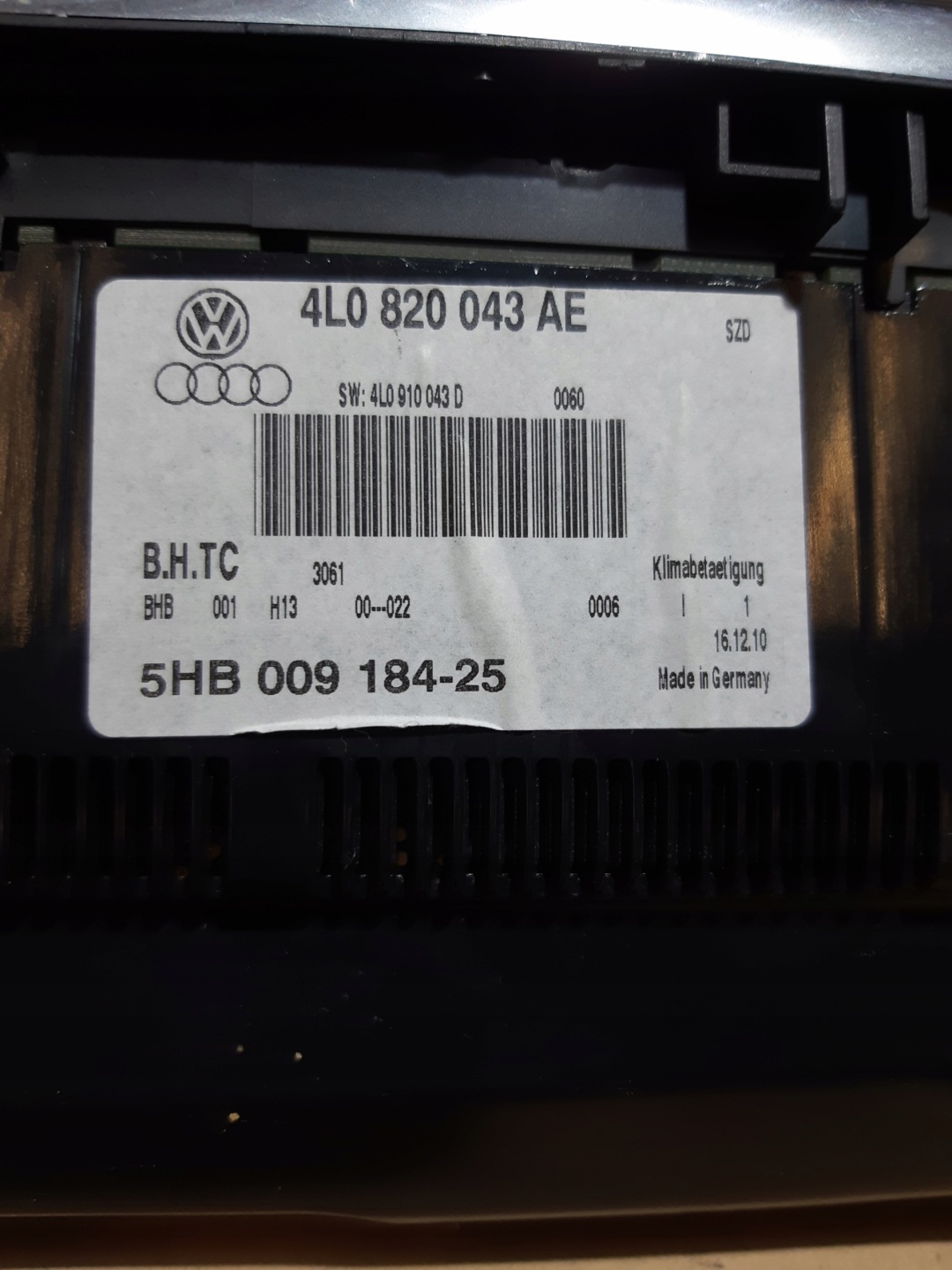 AUDI Q7 4L COMANDI CLIMA BOCCHETTE 4L0820043AE