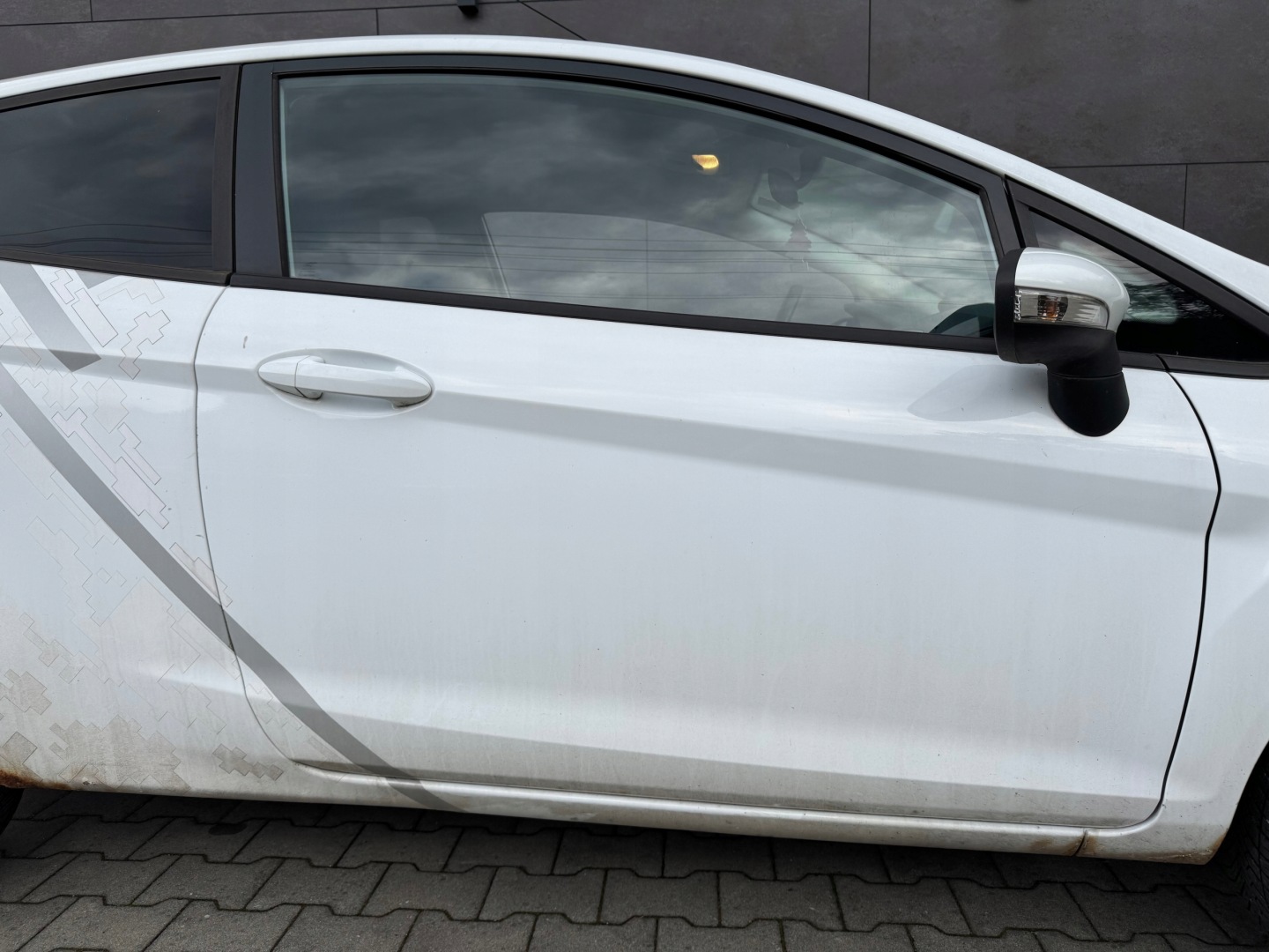 door right front FORD FIESTA MK7 H9 3D complete z lusterkiem eu