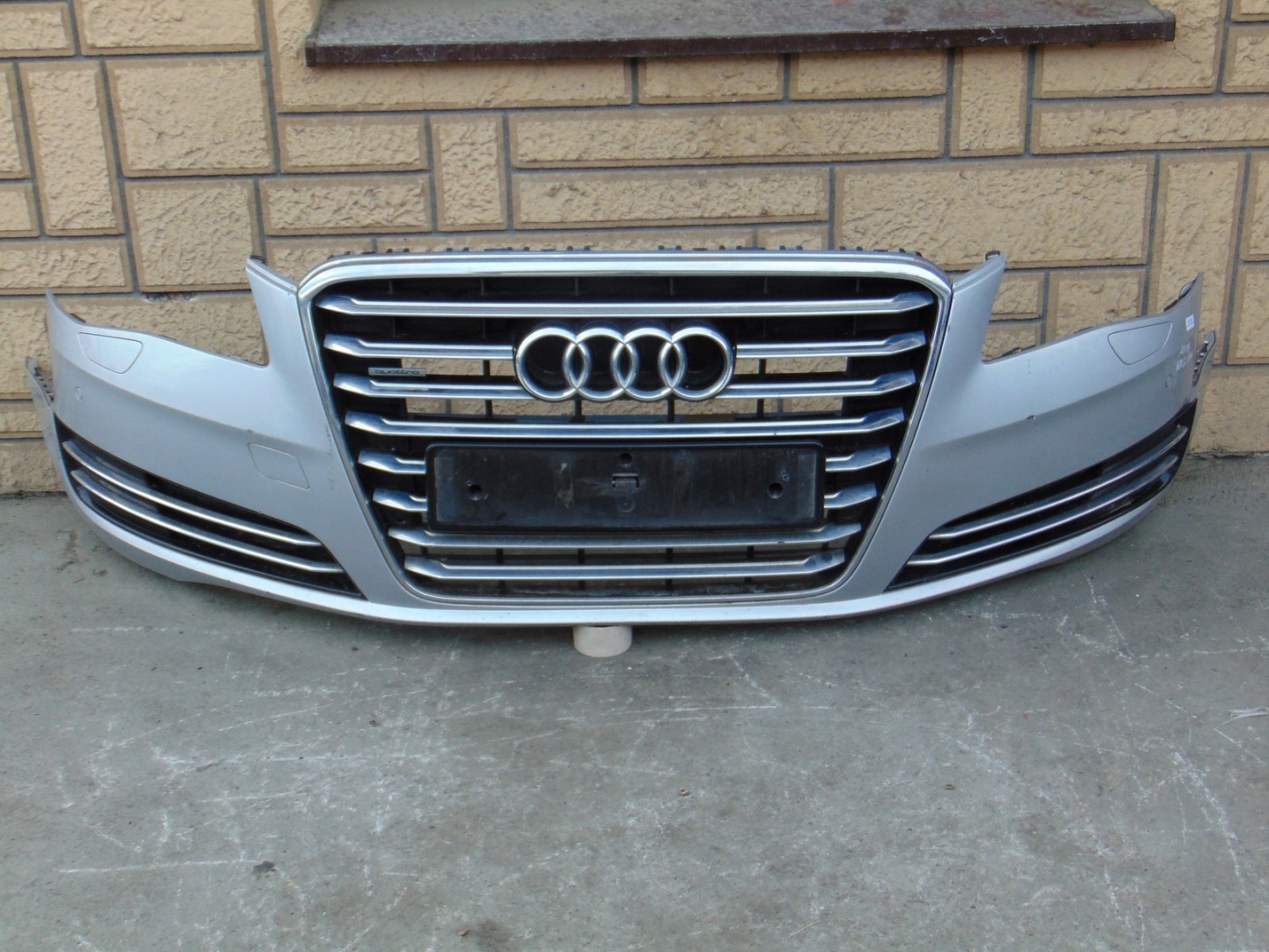 bumper front front AUDI A8 D4 10- LX7W
