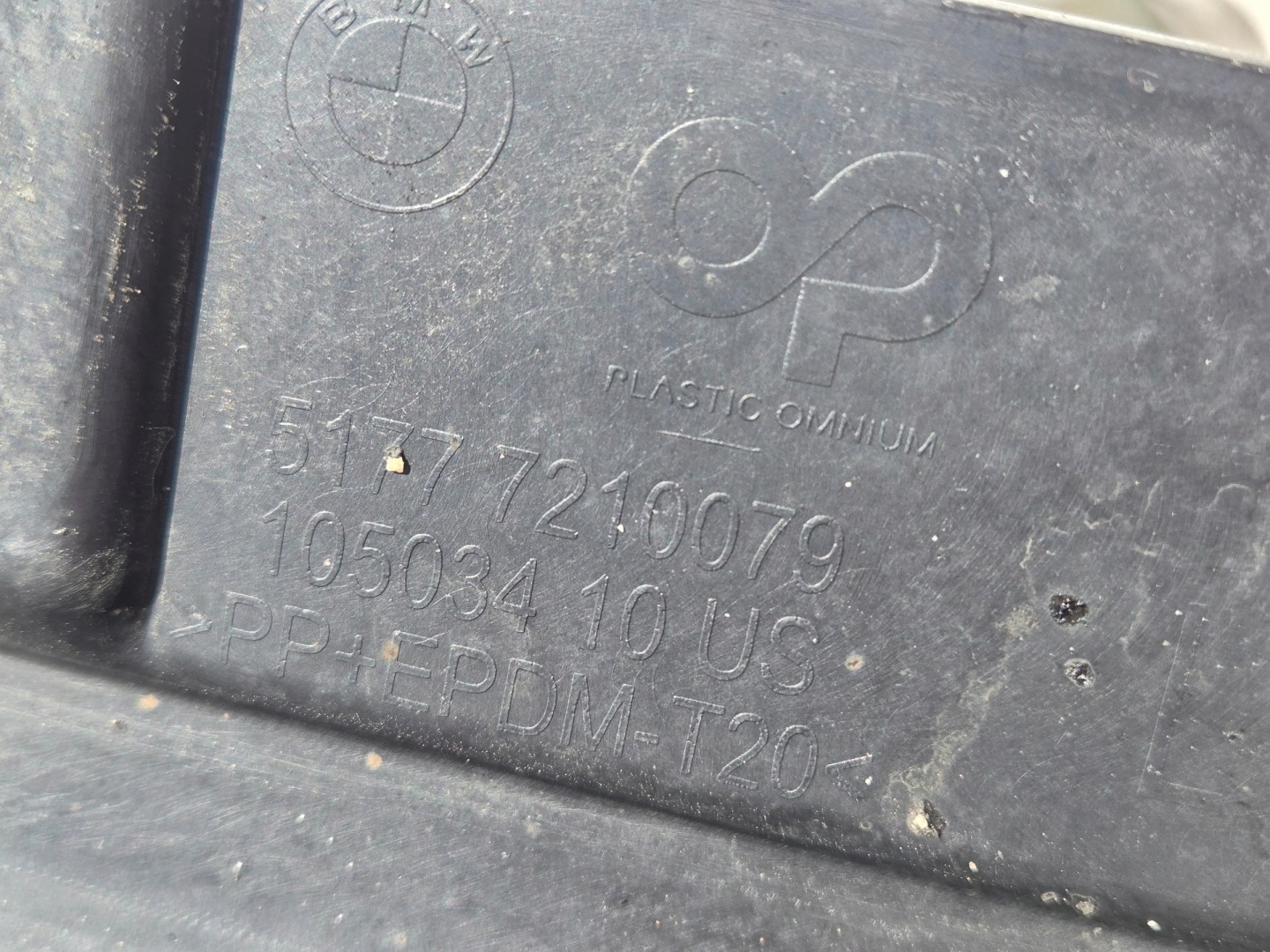 moulding threshold left BMW X3 F25 OE 7210079