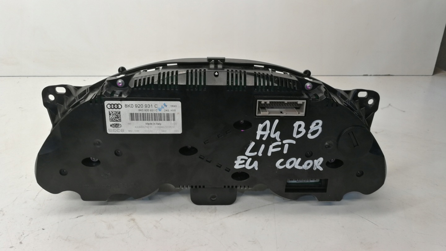 dials dials AUDI A4 B8 LIFT 2.0 TDI 8K0920931C