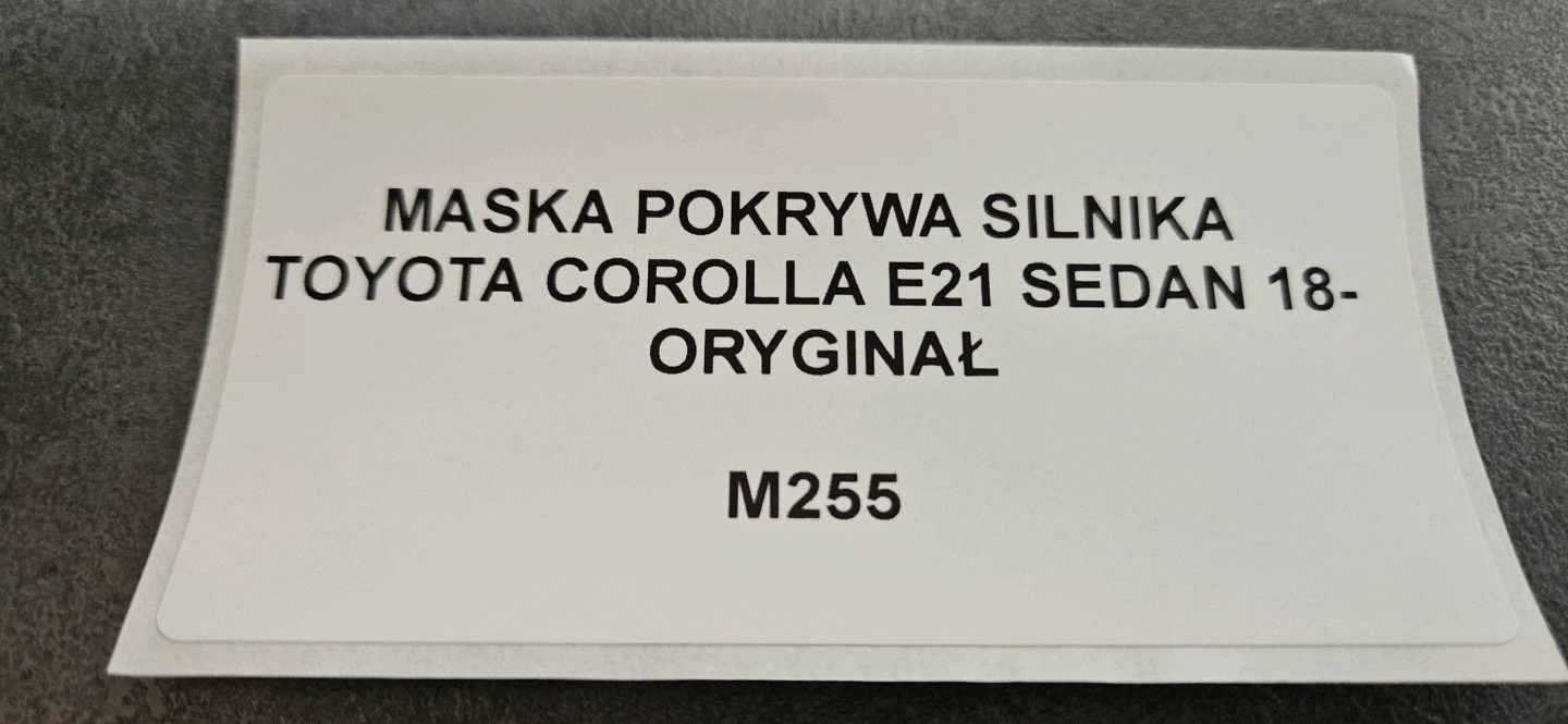 cofano anteriore Toyota Corolla E210 E21