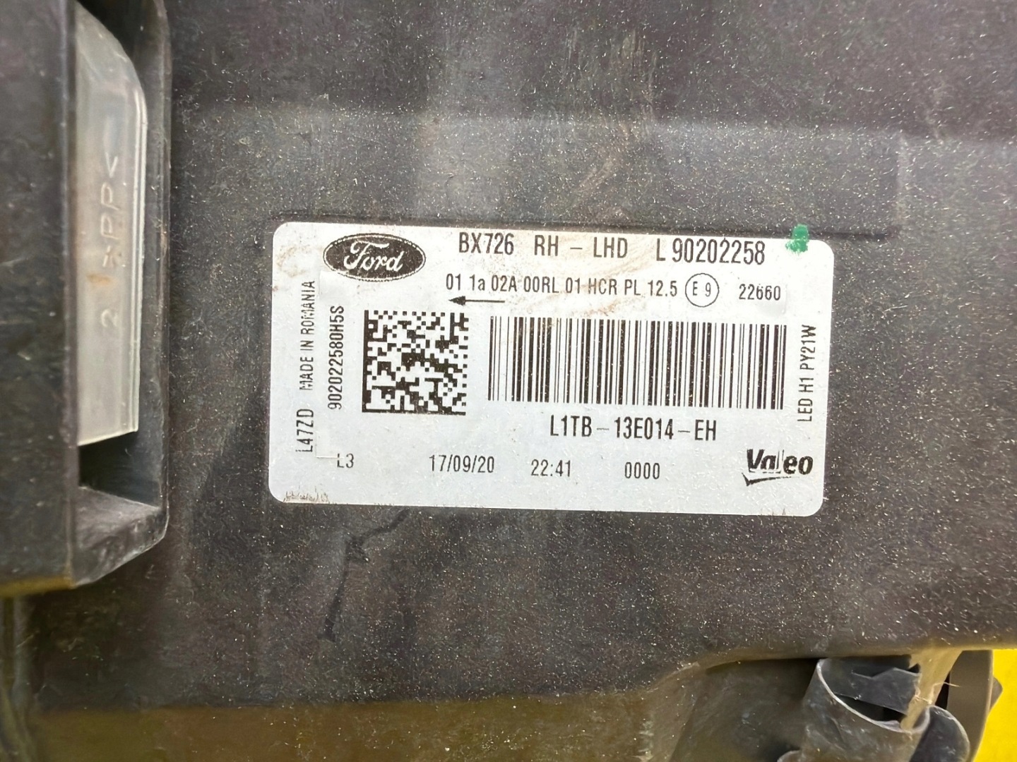 light front right Ford Puma MK2 II Led L1TB-13E014-EH