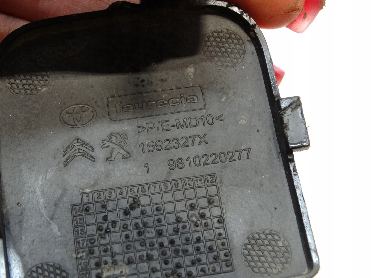 Abschleppöse heck der Stoßstange EXPERT PROACE II JUMPY III 9810220277