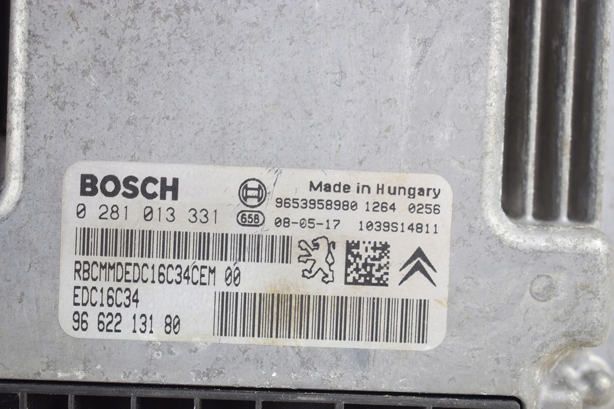 computer control unit CITROEN PEUGEOT 9662213180