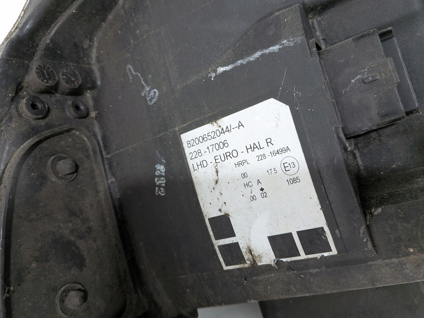 light right front REFLEKTOR right front 8200652044 Renault Modus 04-12