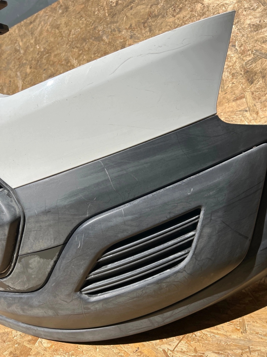 complete bumper front front Ford Transit custom mk1 bialy