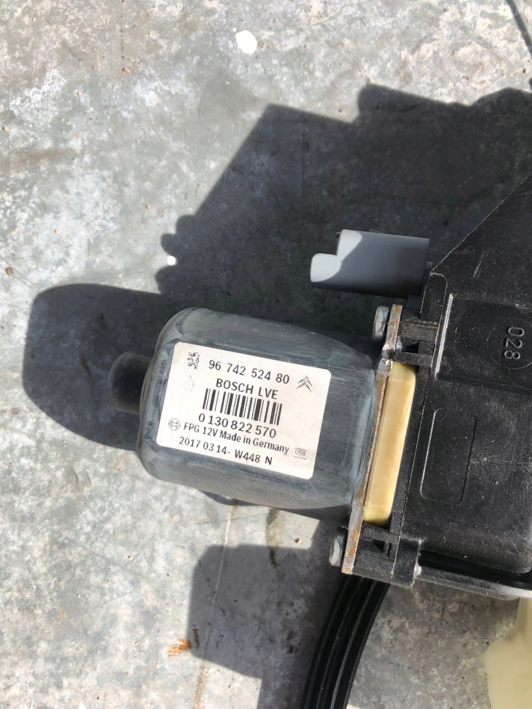 mechanism windows C4 CACTUS right front 9674252480