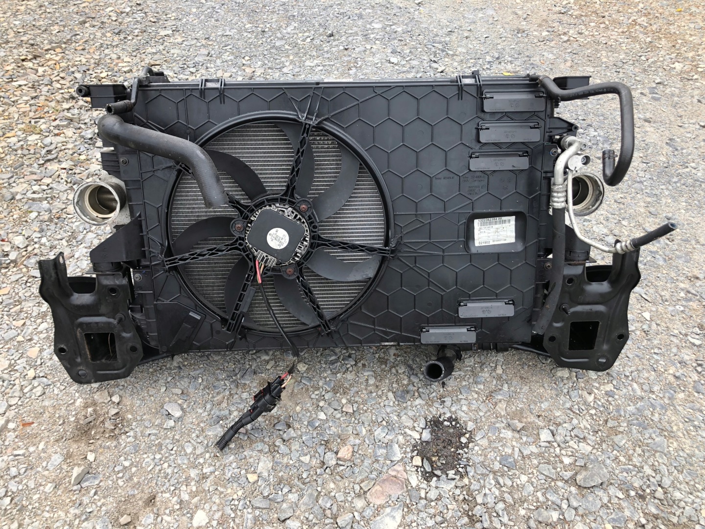 VW T5 2.0 CAA schlossträger kühler lüfter