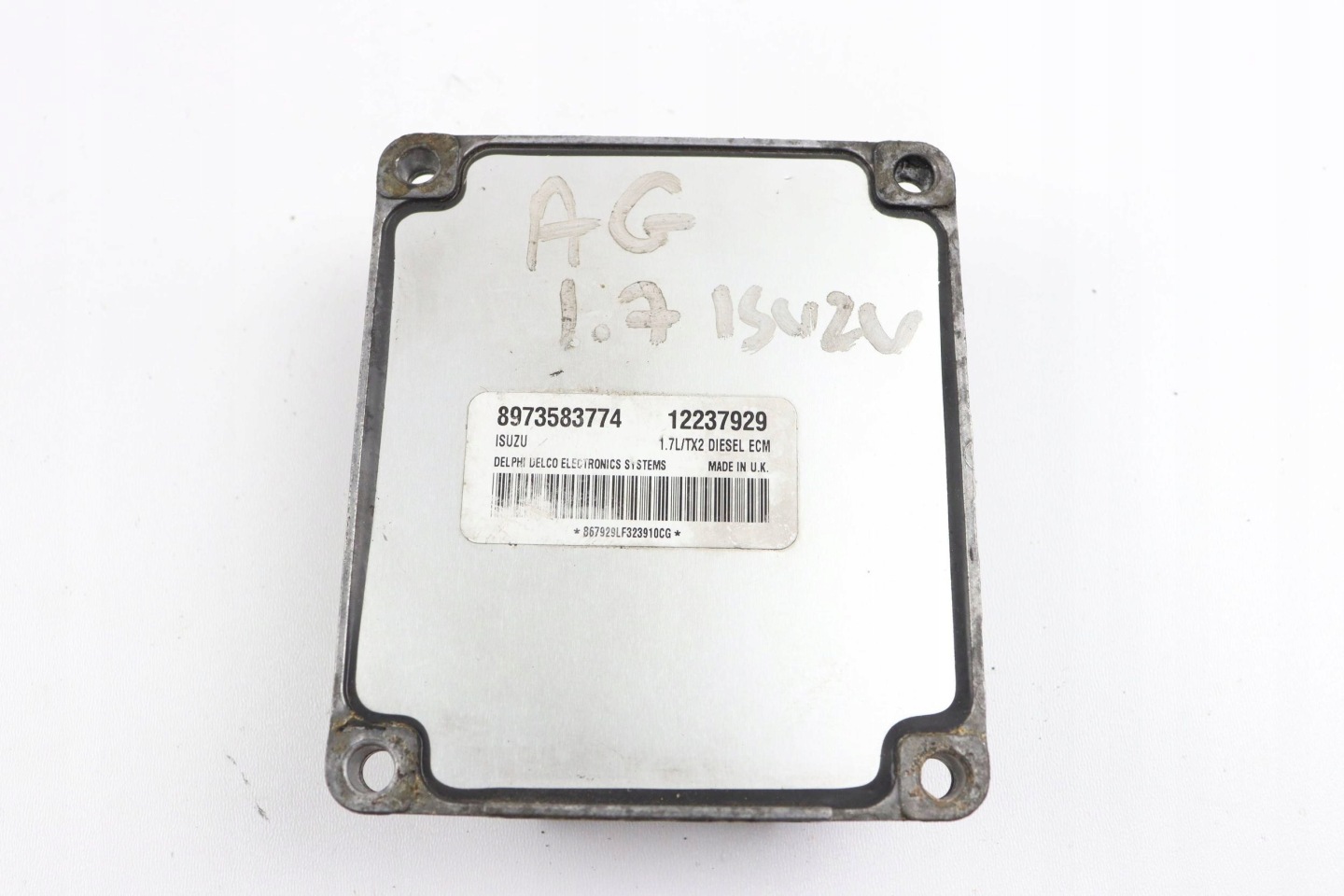 OPEL ASTRA G COMBO C computer control unit of the engine 1.7 DTI 12237929 8973583774