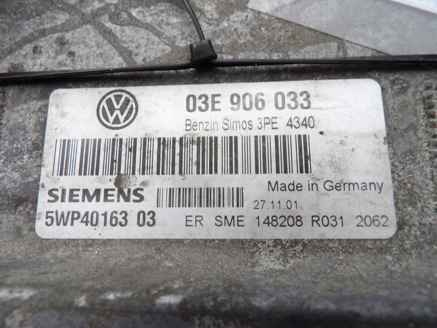 Computer VW Polo IV 9N 1,2B 03E906033 5WP4016303