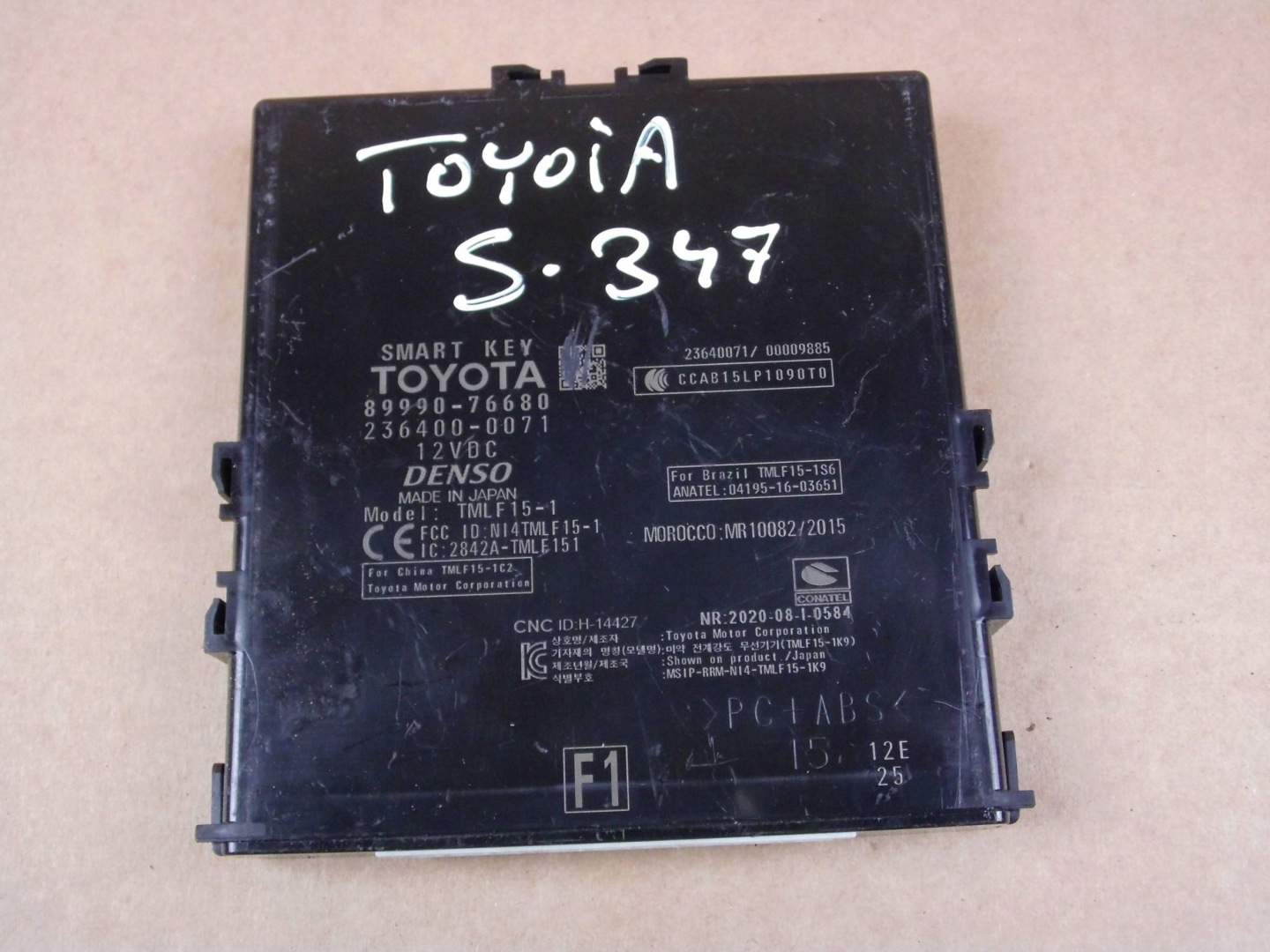 Lexus UX250H module computer control unit SMARTKEY 89990-76680 8999076680