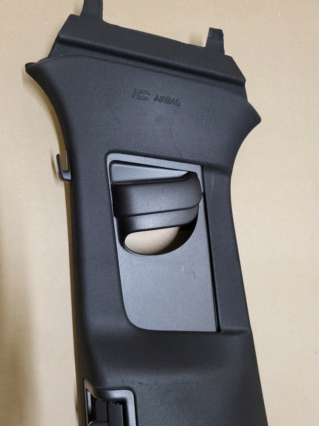 cover side SLUPKA B left central grid air conditioning devices VOLVO XC60 II black