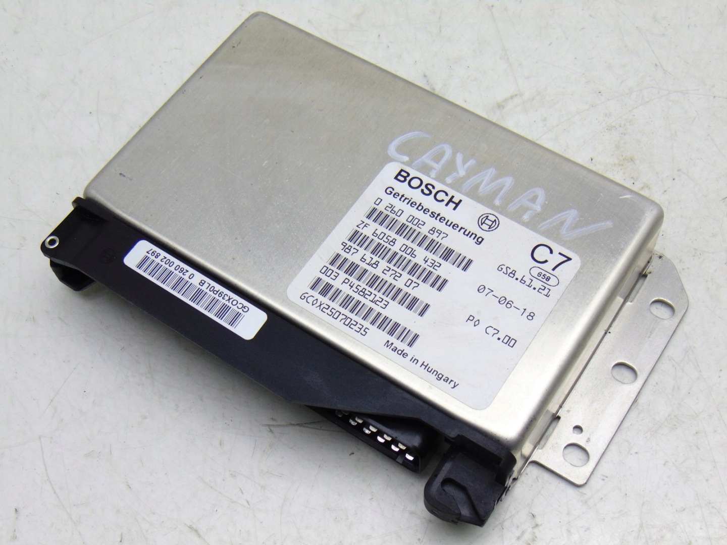 control unit gearboxes TIPTRONIC PORSCHE CAYMAN 987 05