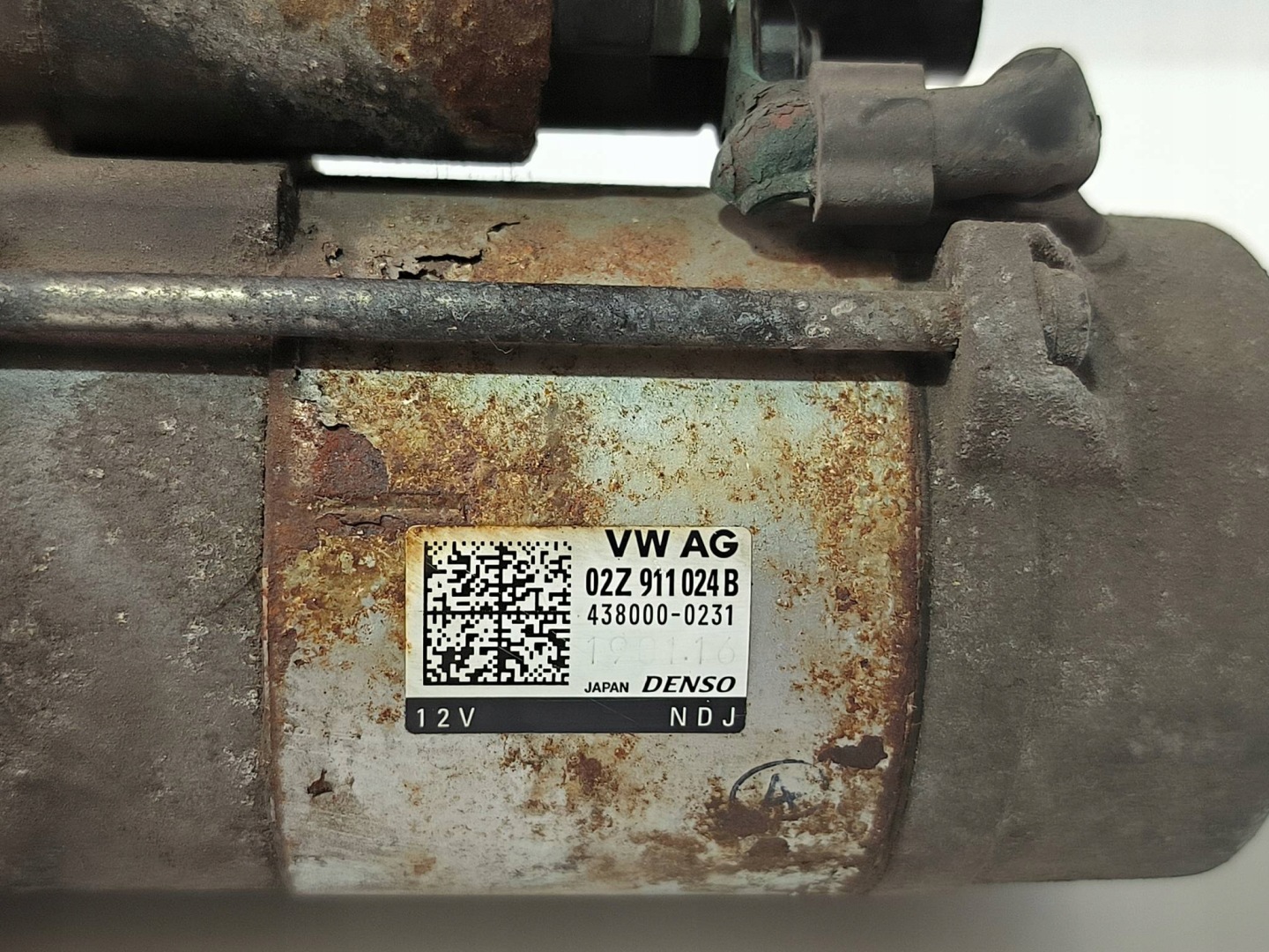 starter 02Z911024B SKODA OCTAVIA III