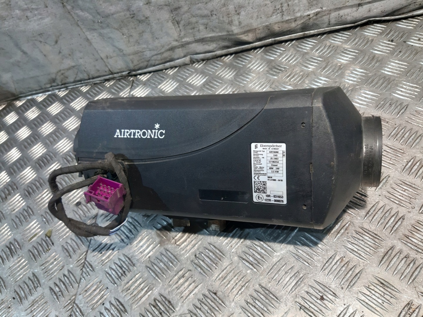 WEBASTO Webasto MAN AIRTRONIC D4S 40W 24V EBERSPACHER