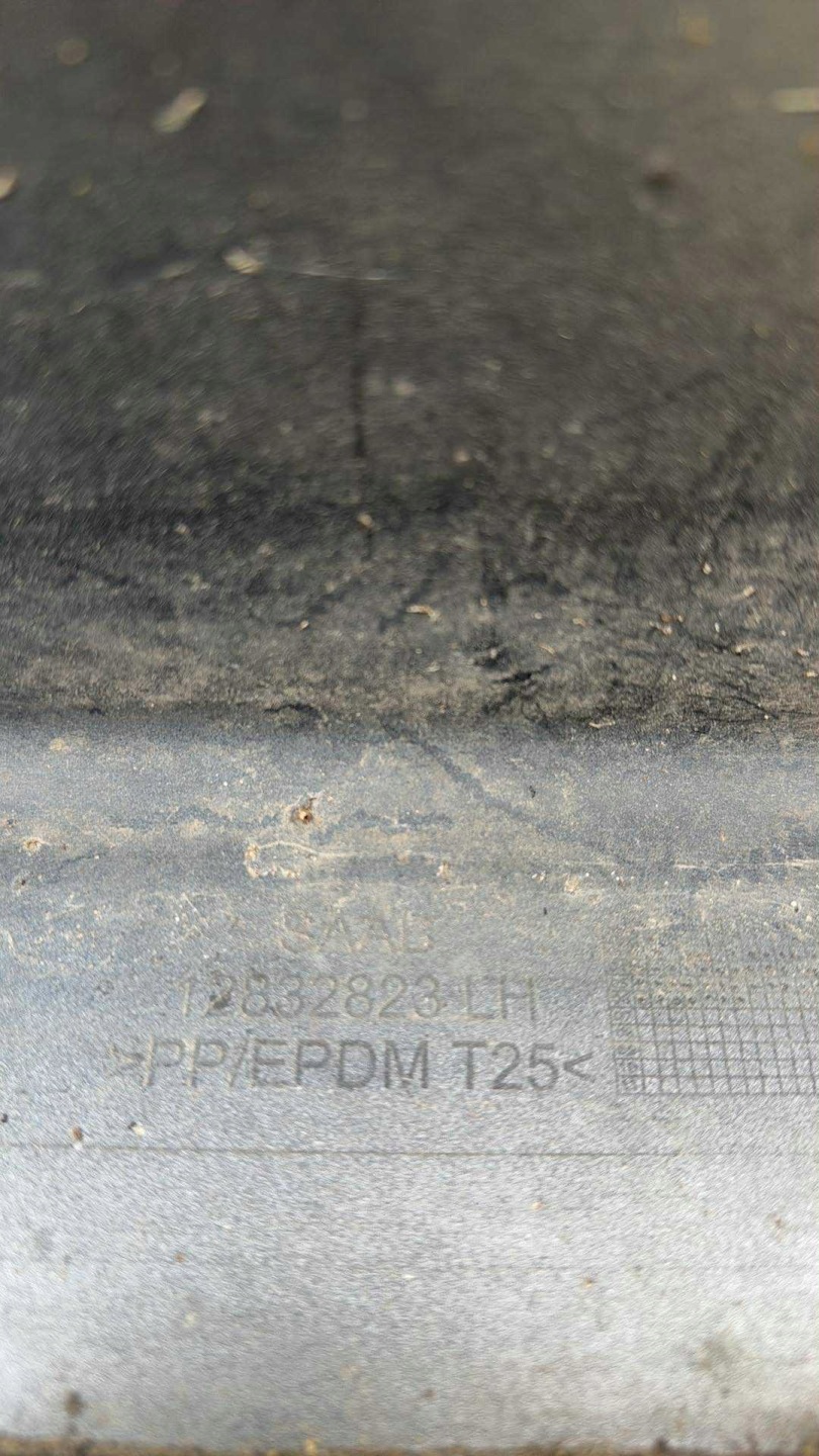 left moulding threshold SAAB 9-3 93 vector arc CABRIO colour 279 threshold cap