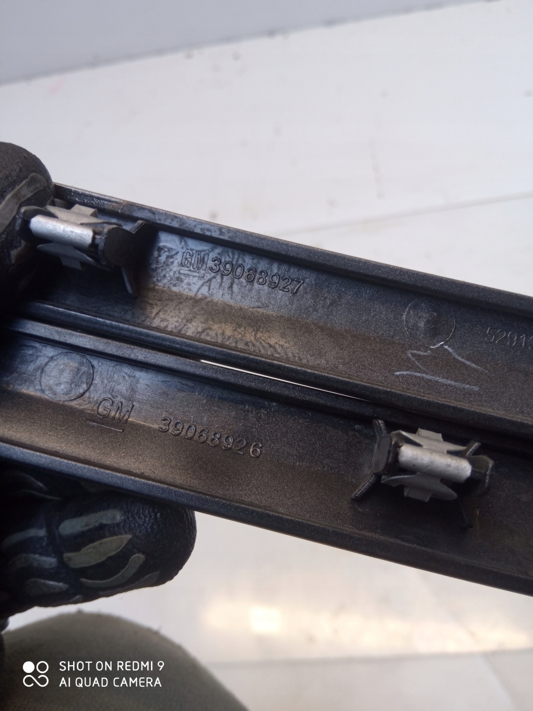 OPEL ASTRA K handles door DEKORY right left running board