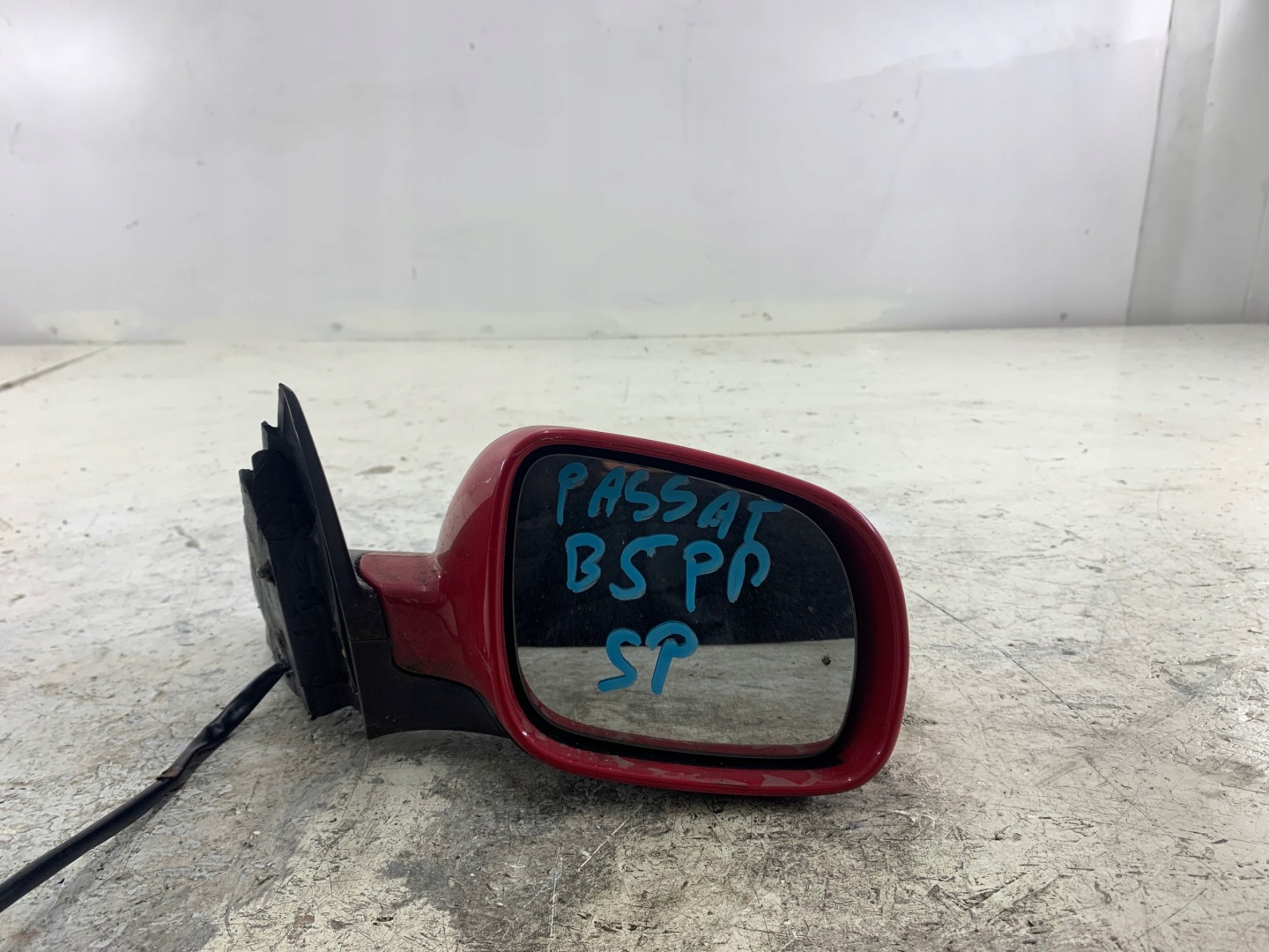 VW PASSAT B5 mirror right 5 PIN red