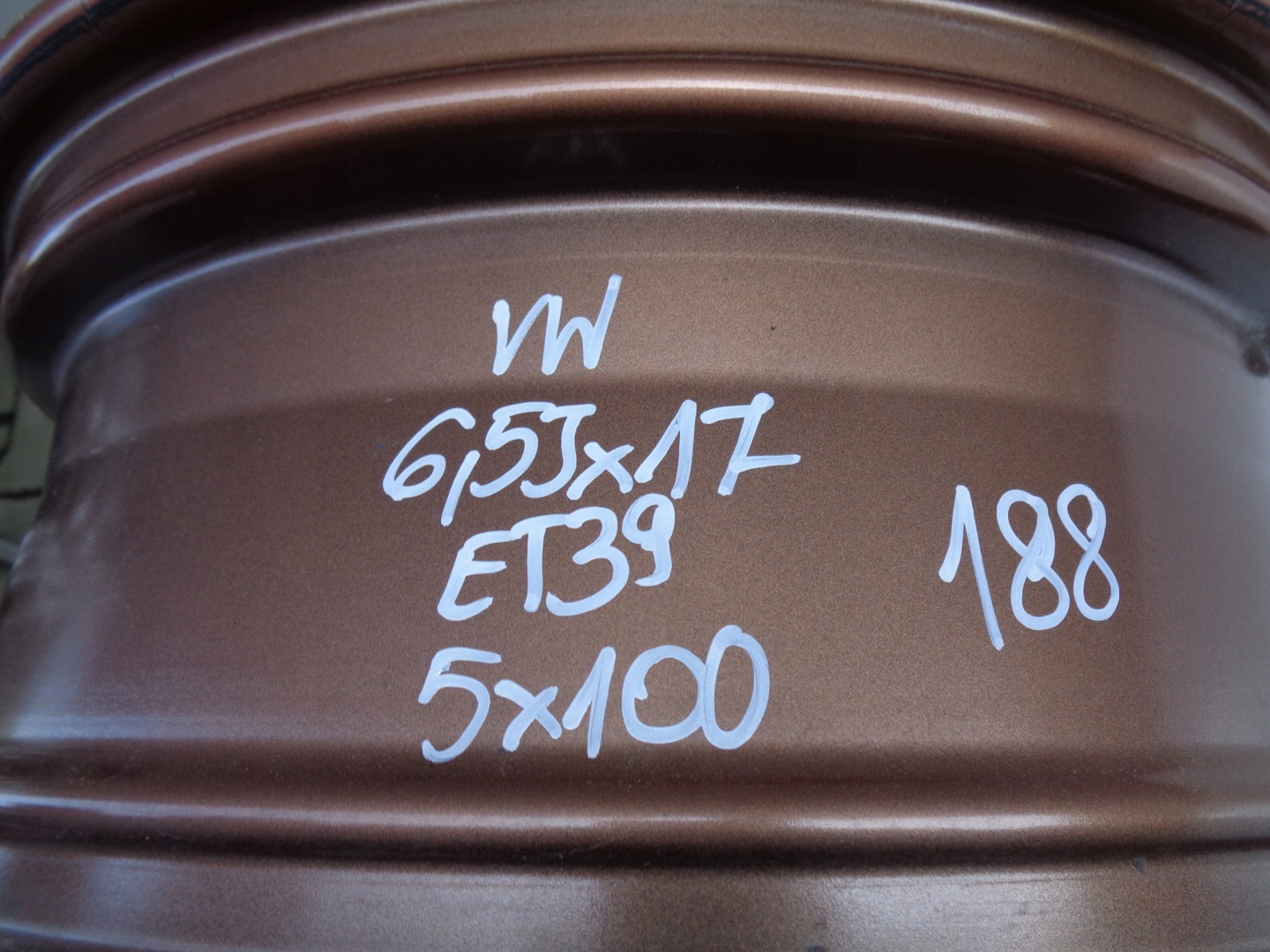 disk hliníkový VW 6,5JX17 ET39 5X100