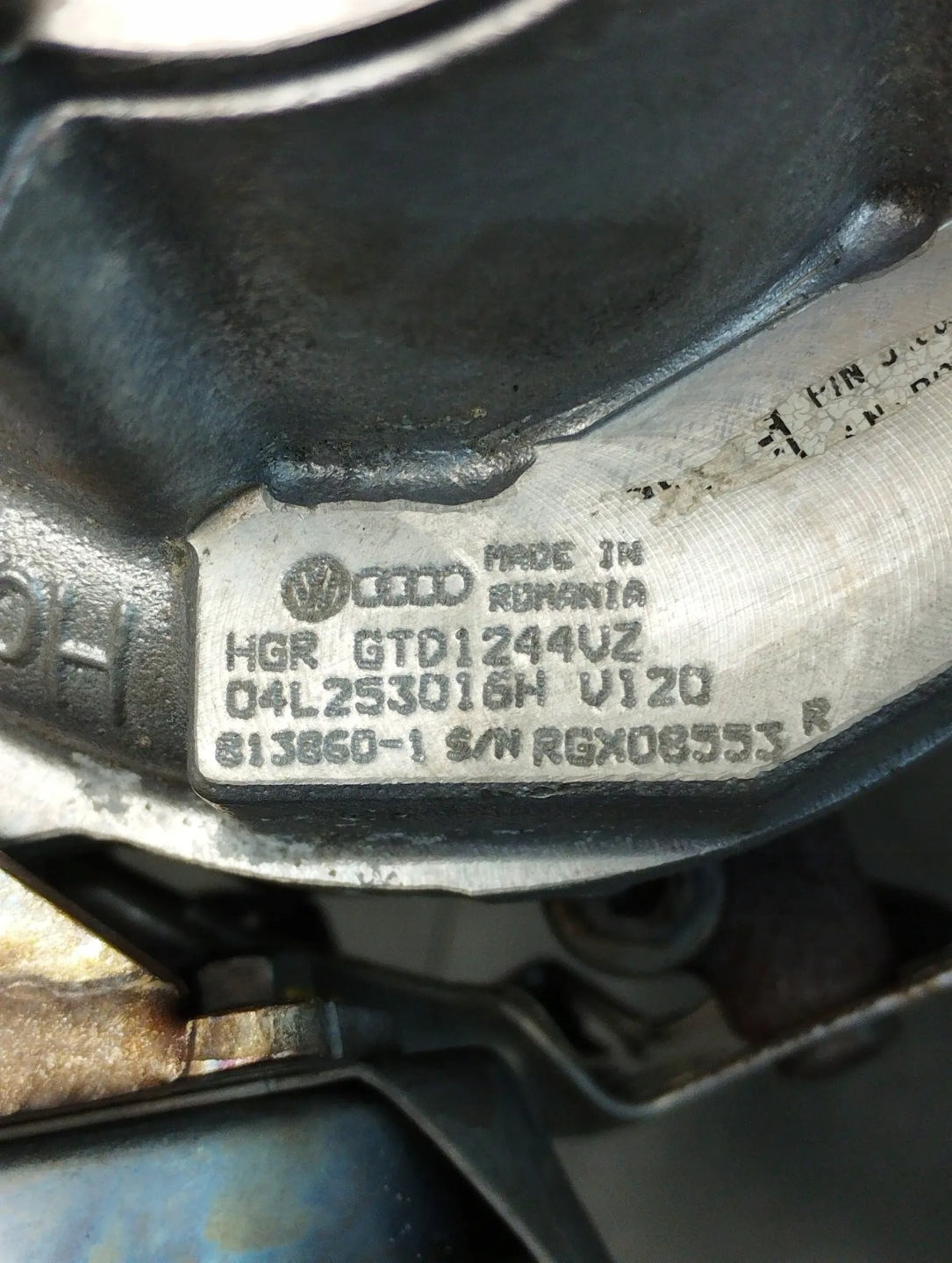 Audi A3 8V 1.6 TDI turbo 04L263016H