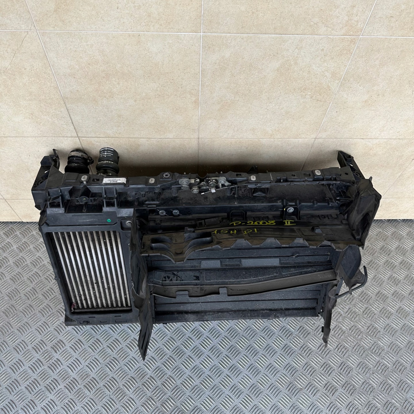 support panel for radiators radiator PEUGEOT 2008 II 1.5 HDI
