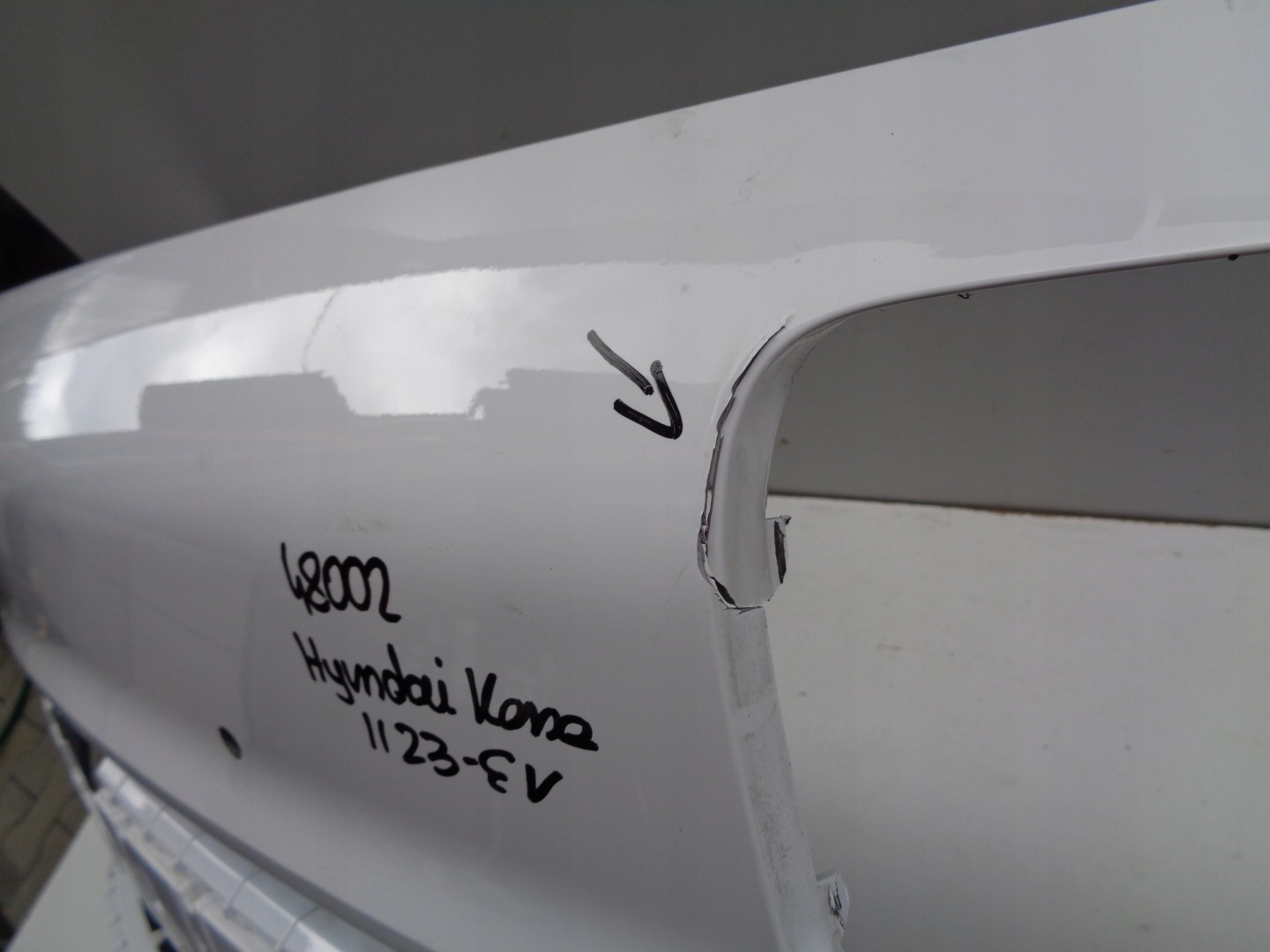 front bumper HYUNDAI KONA II 23- EV ELEKTRYK NR 48002