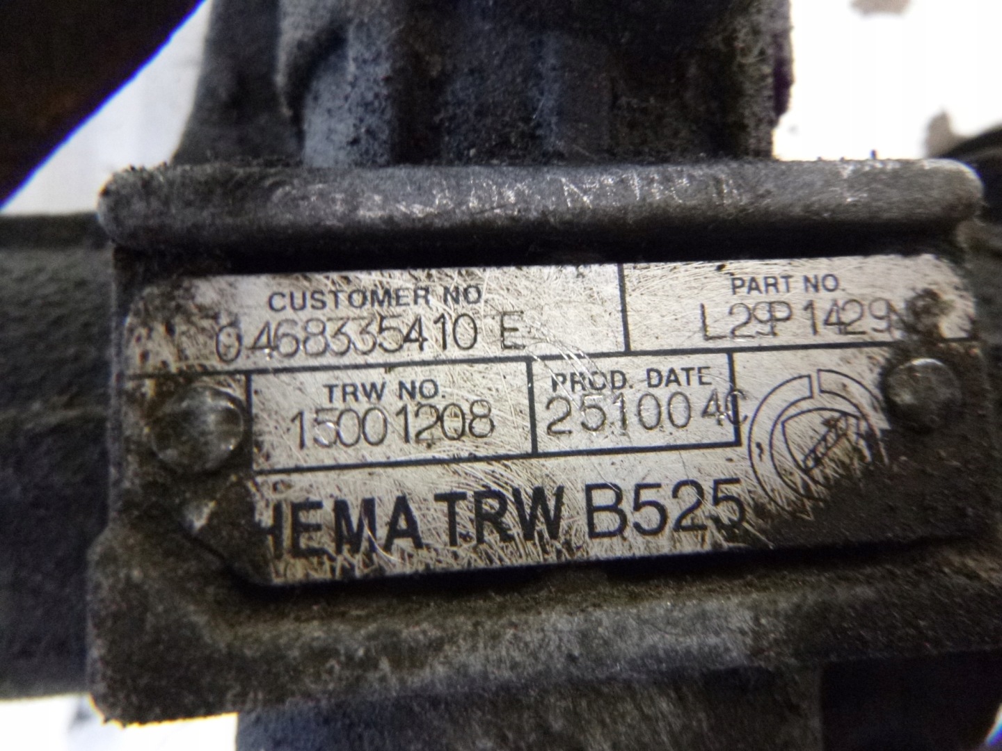 control Fiat Doblo and 1.2 B 2000-2010 468335410 TRW
