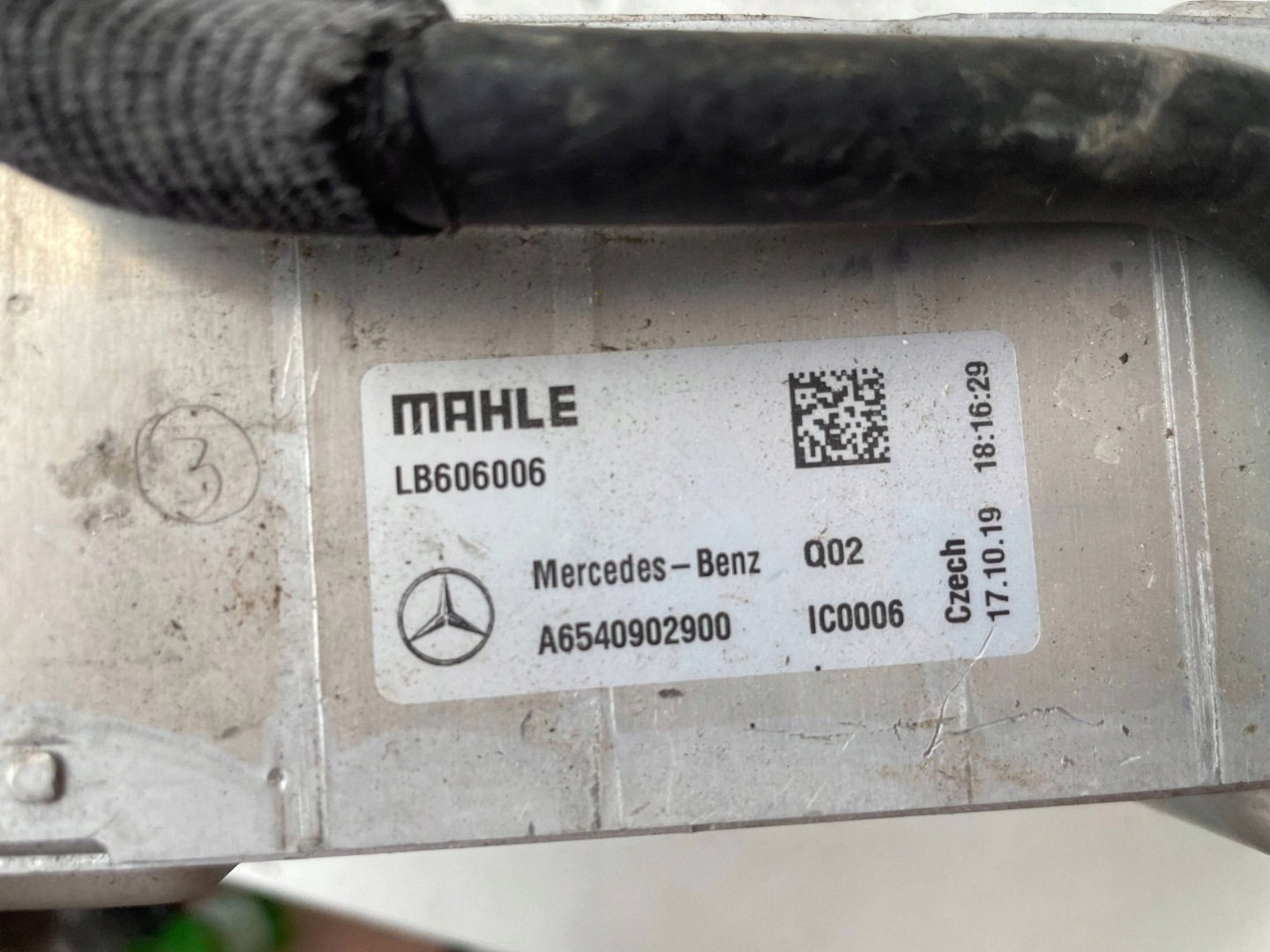 Kühler luft INTERCOOLER MERCEDES BENZ OEM A6540902900 !J