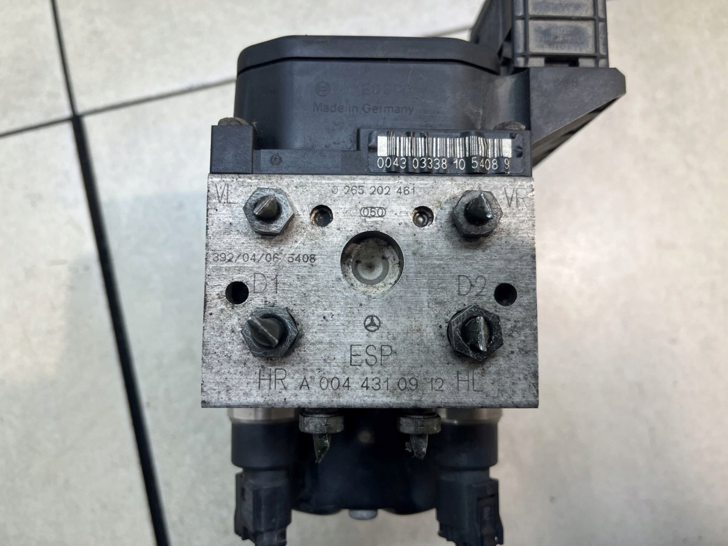 Pompa ABS MERCEDES W168 1.6B LIFT 0265202461
