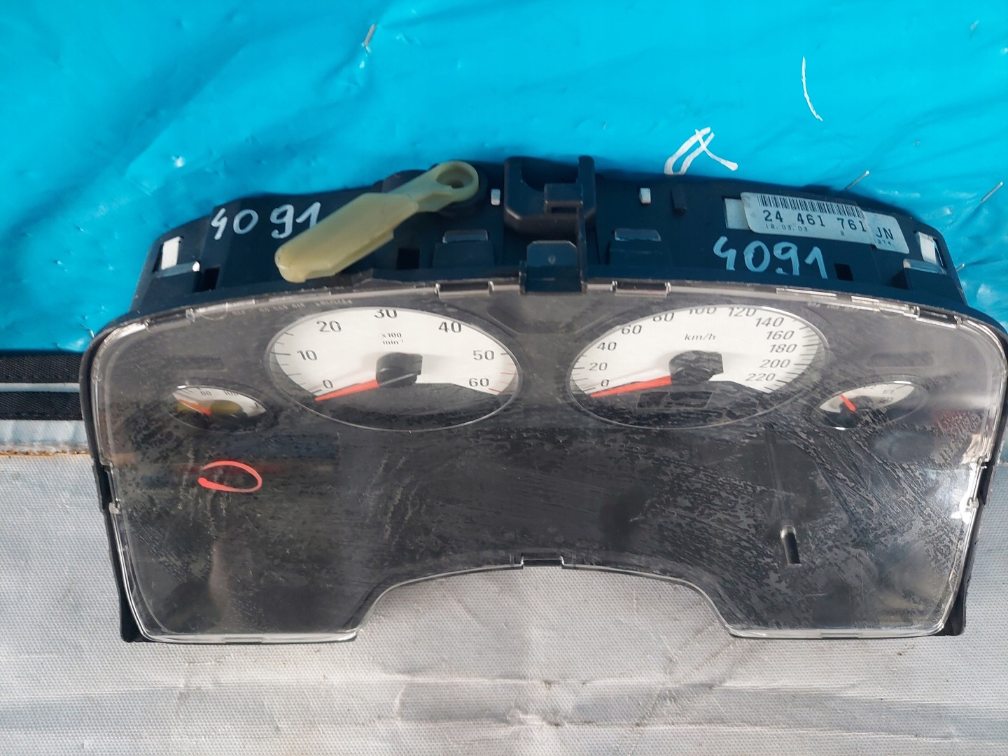 dials clock ZAFIRA A 2.2 DTI 24461761JN