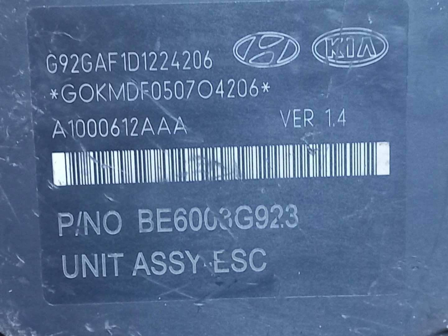 Pompa ABS KIA RIO IV 1.2 CVVT 58920-1W705 11-17