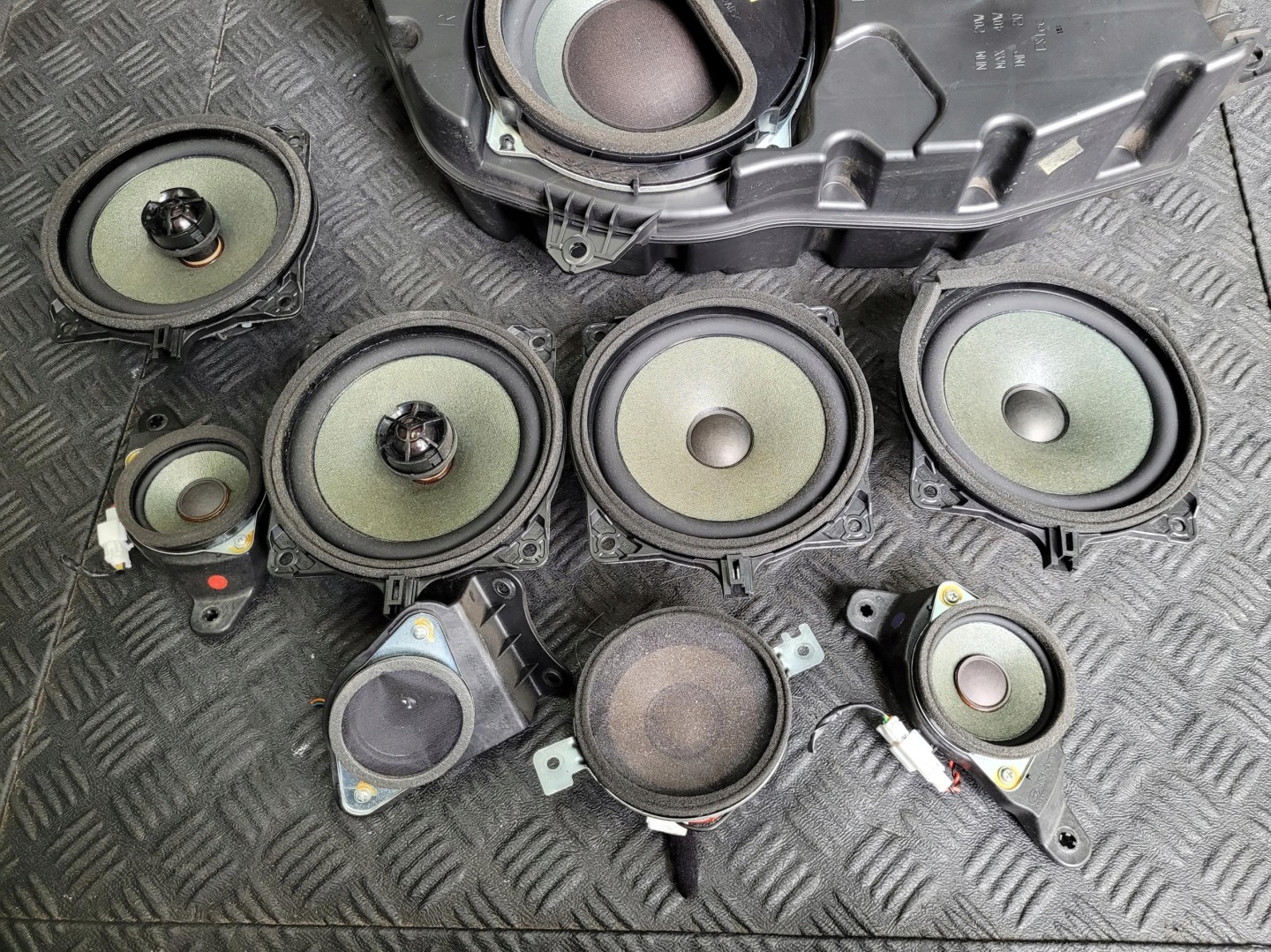 speaker speakers running board SUBWOOFER HYUNDAI SANTA FE III