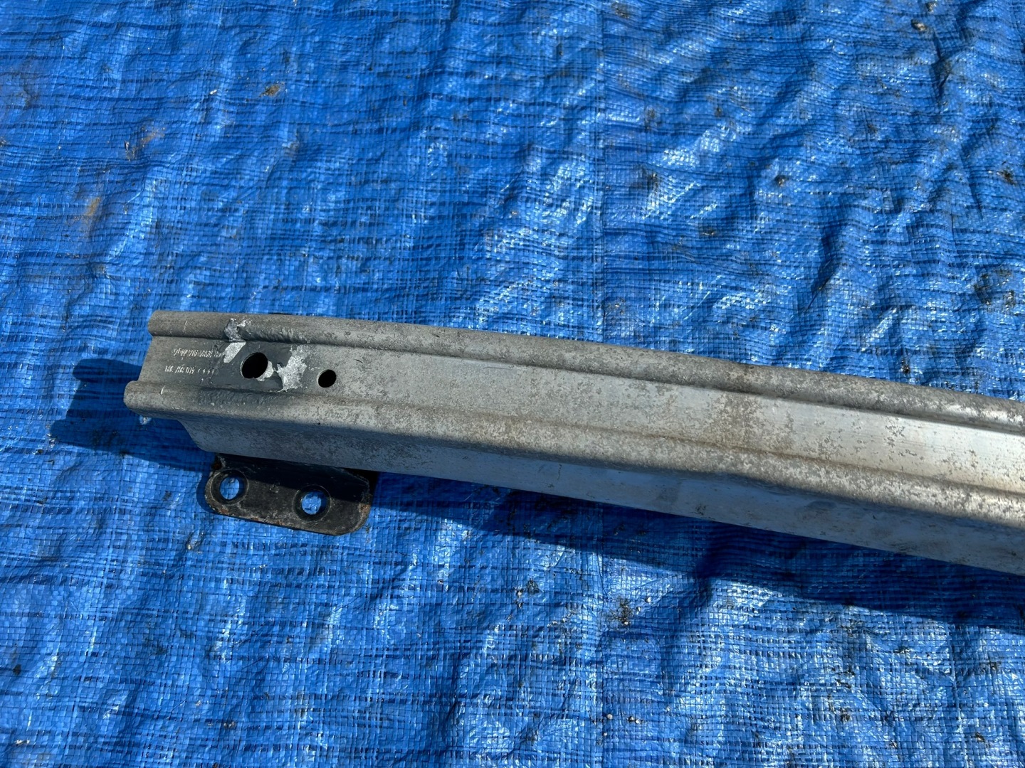 pillar bumper support rear part rear AUDI Q7 4L