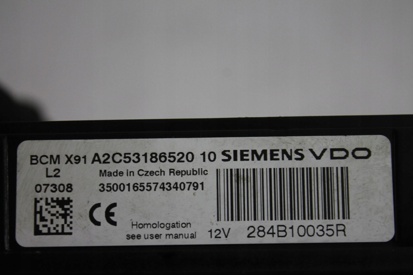 module control unit BCM 284B10035R LAGUNA III 2.0 DCI