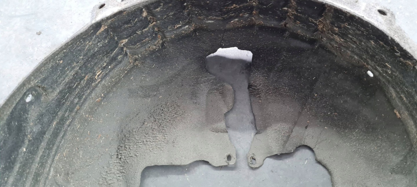 A7 4G S7 mudguard left left rear part MATERIAL 4G8810171B