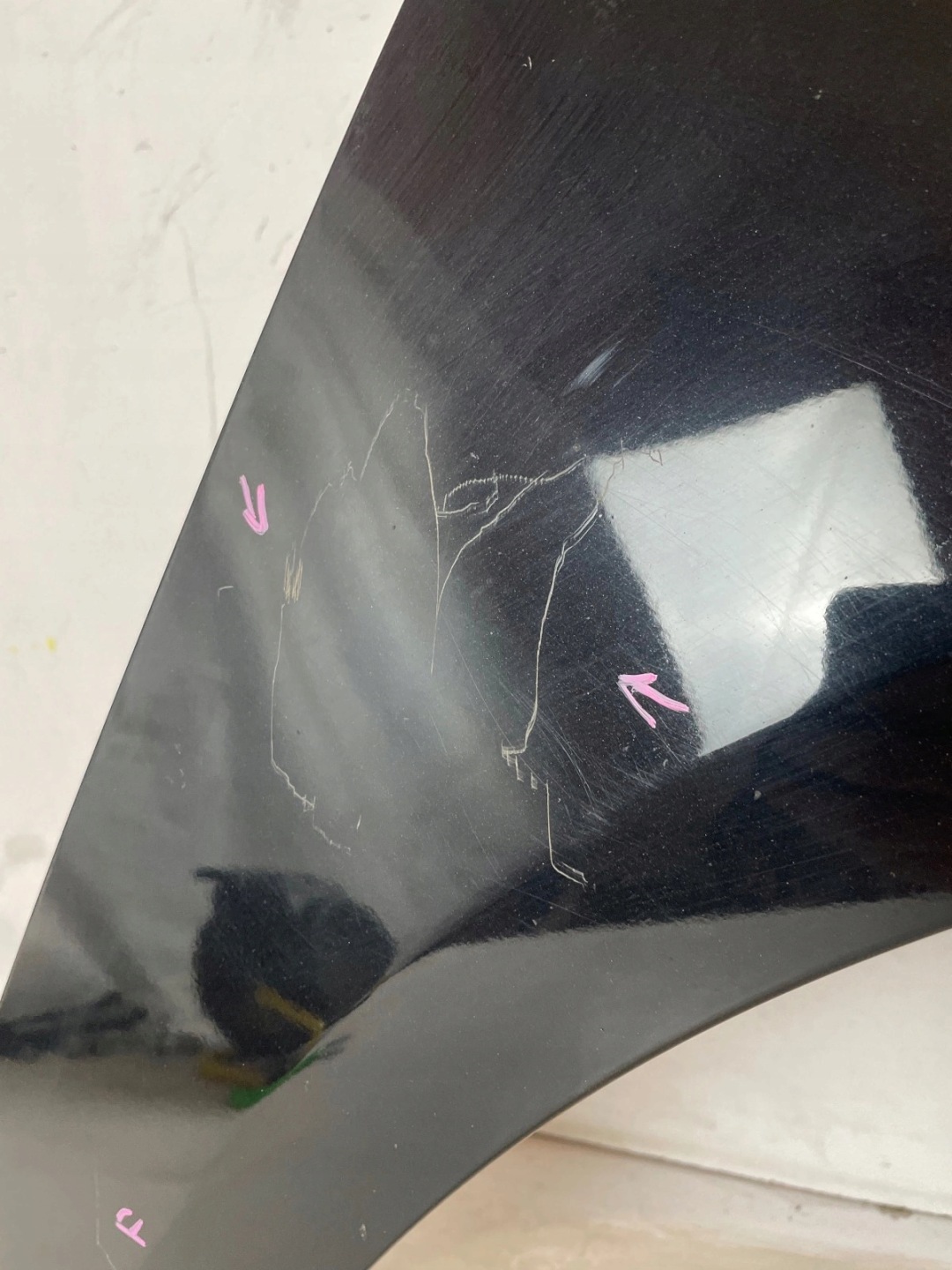 fender front front right Ford Focus MK3 black