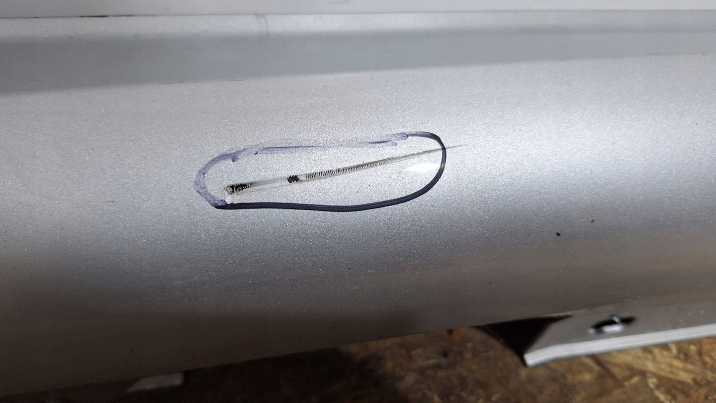 cap threshold moulding threshold left MERCEDES C-KLASA W204 AMG 07- A2046981354